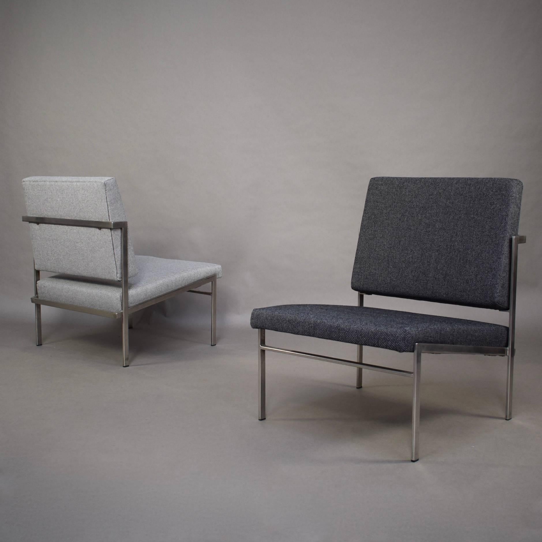 Mid-Century Modern Pair of Parlez Chairs by Rob Parry