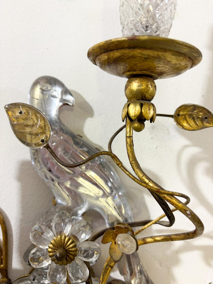 Coppia di applique Parrot Maison Baguès - 2 coppie disponibili in vendita 3