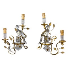 Paire d'appliques Perroquet Maison Baguès - 2 paires disponibles