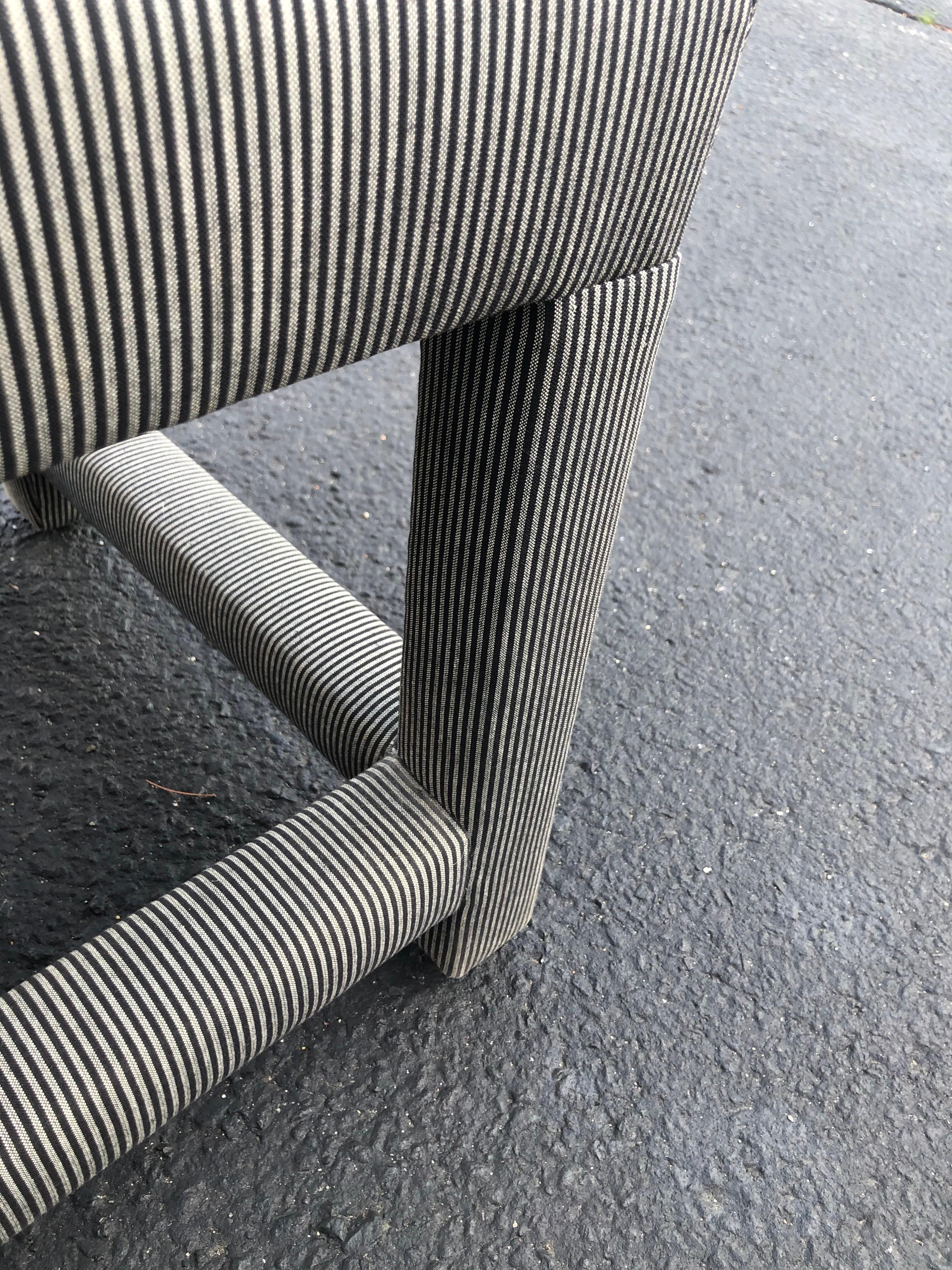 Pair of Parson Style Foot Stools or Ottomans (2) 9