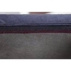 Pair of Parsons Post Modern Milo Baughman Style Ottomans, Mid-20th Century