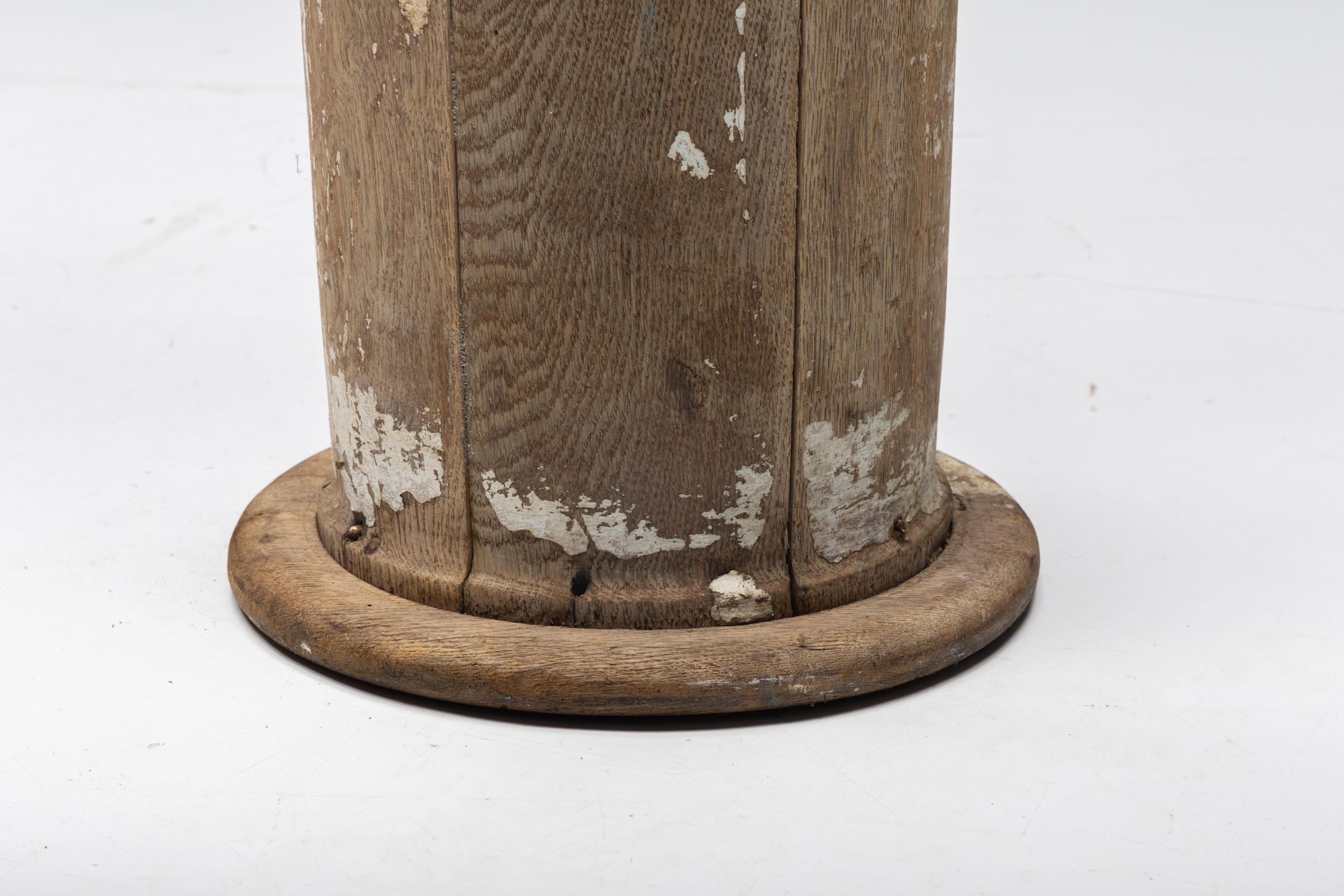 Pair of Partly Patinated Wooden Columns, 19th Century For Sale 8