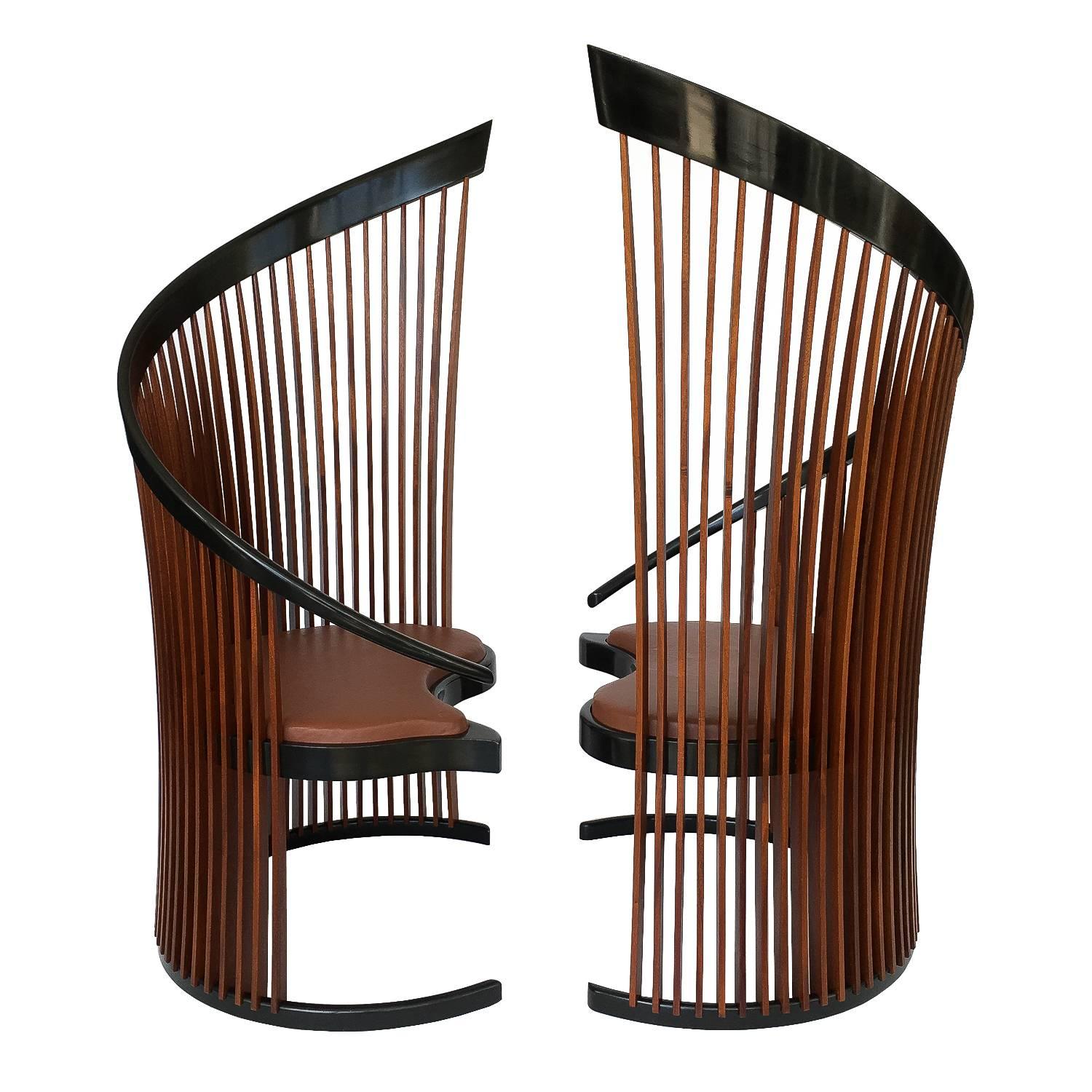 Pair of Paso Doble Sculptural Chairs by Thomas Stender