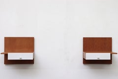 Pair of Pastoe Wall Mount Night Stands