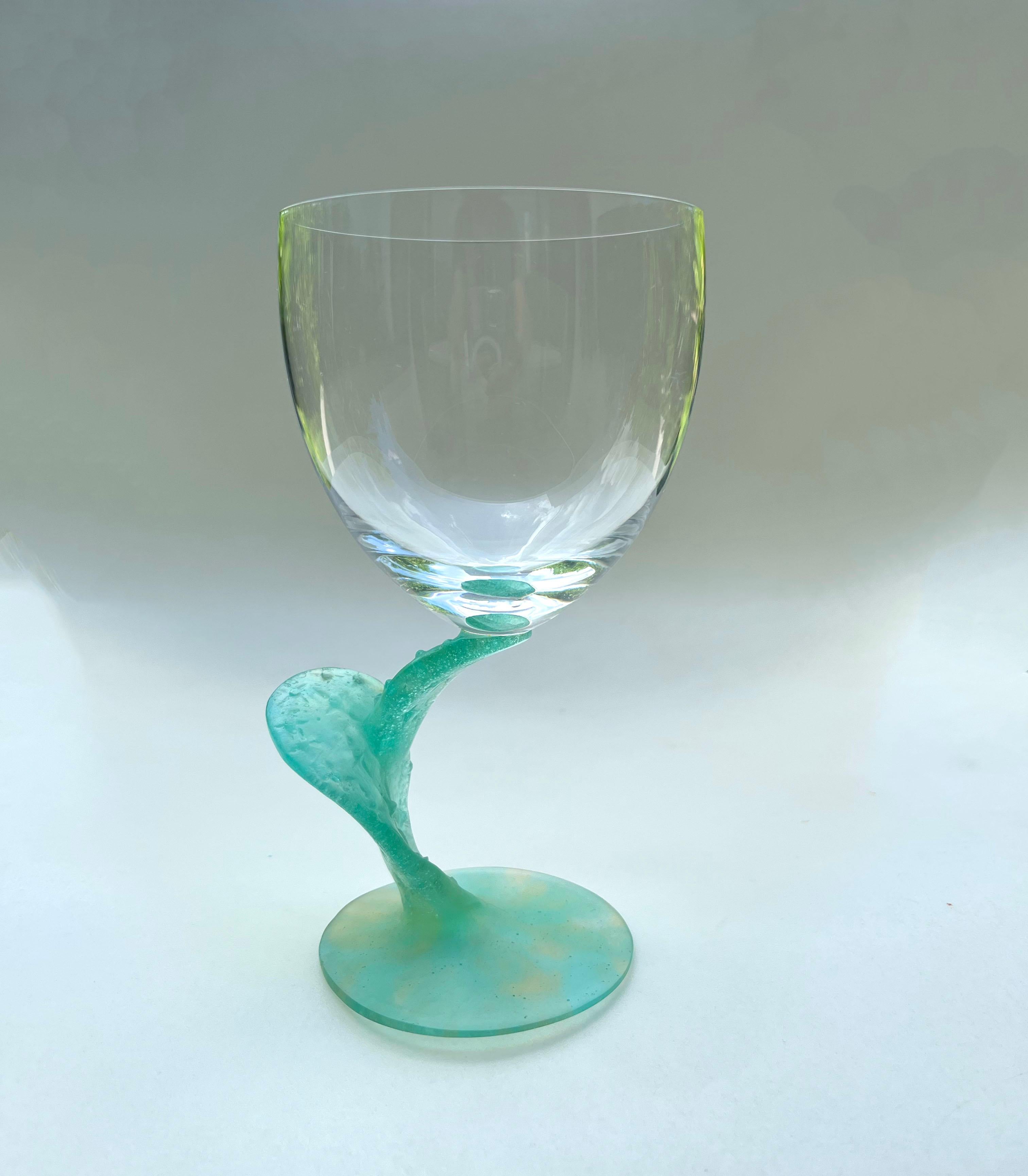 Art Nouveau Pair of Pâte-de-Verre DAUM 