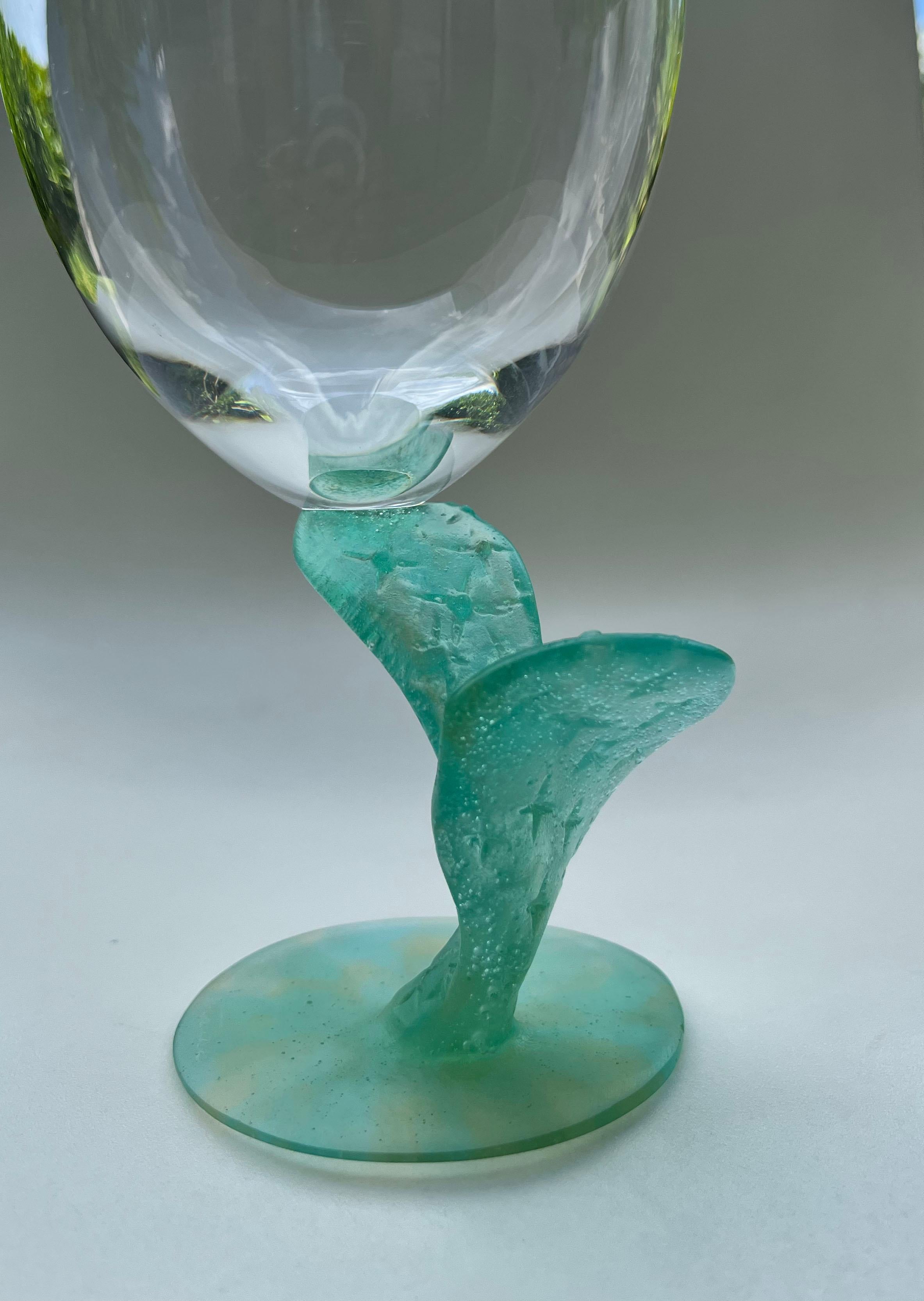 Hand-Crafted Pair of Pâte-de-Verre DAUM 