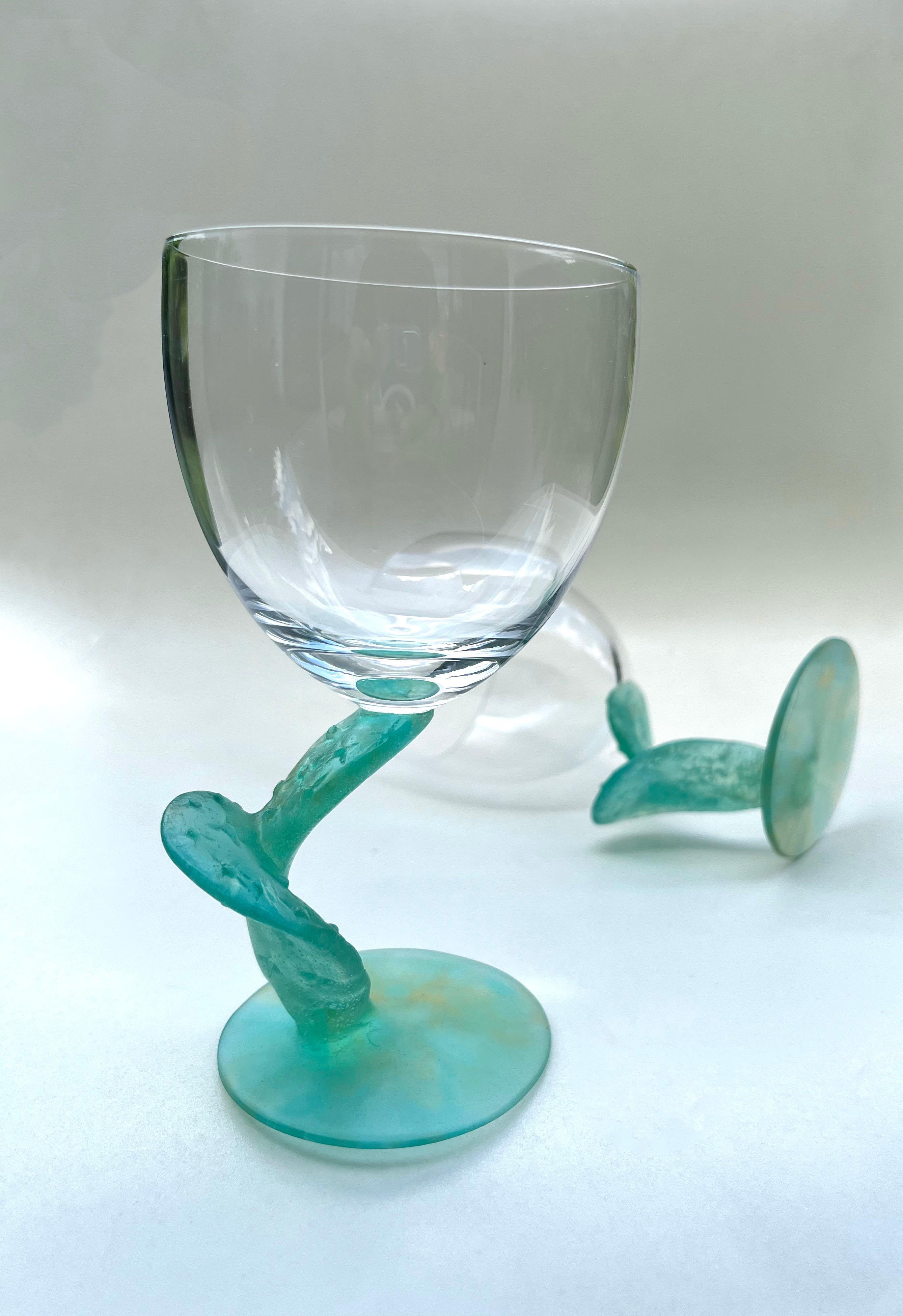 Pair of Pâte-de-Verre DAUM 