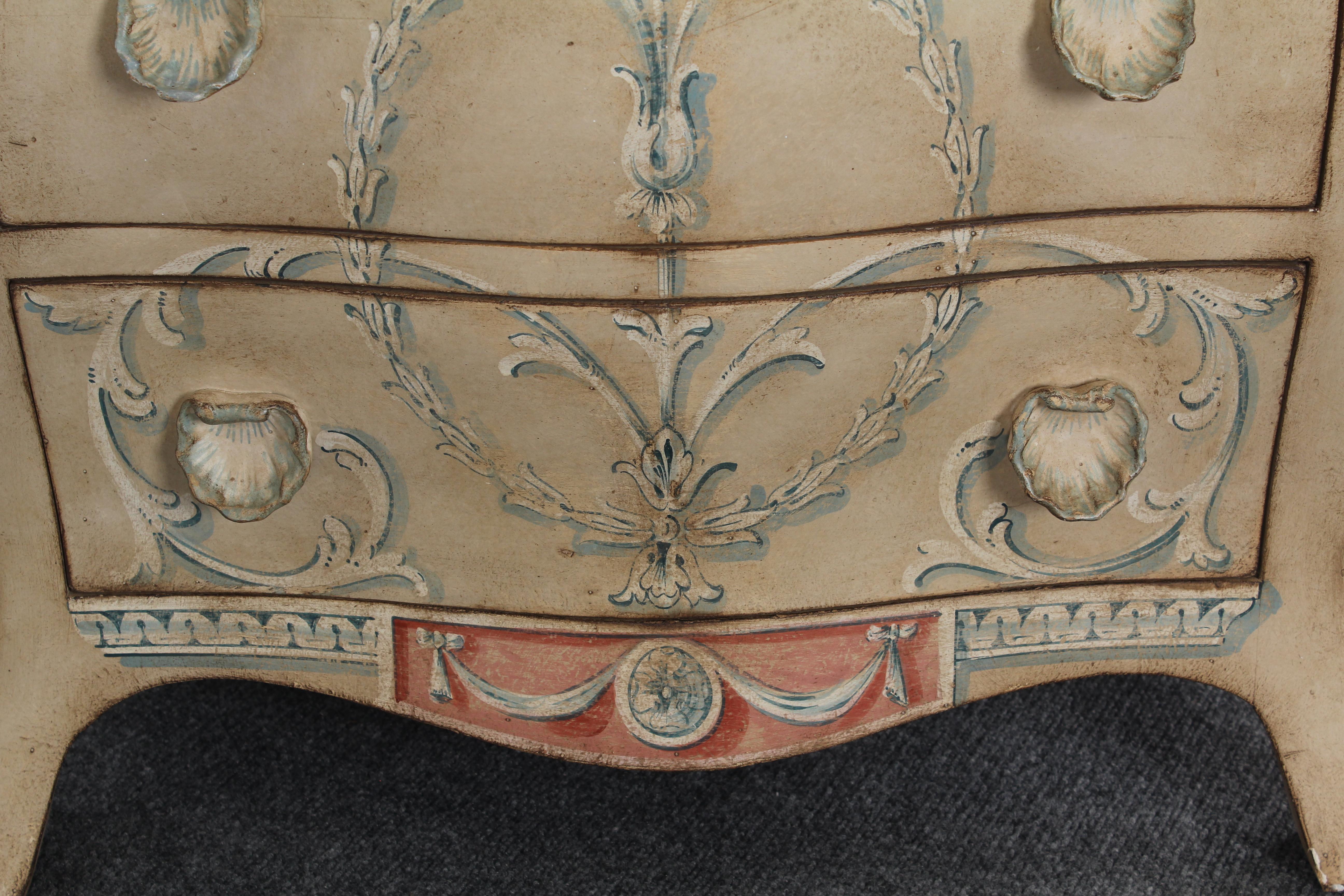 Pair of Patina Furniture Company Italian Painted Bedside Tables, 1980s 7