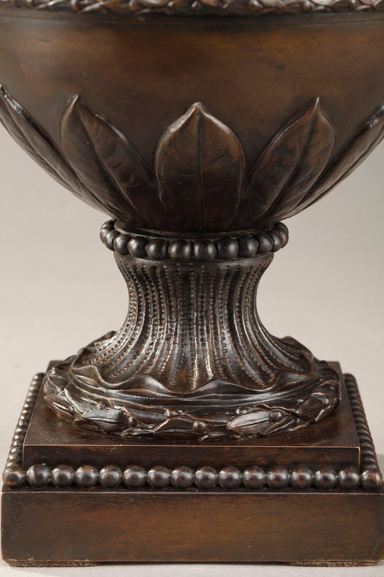 Paar Euler aus patinierter Bronze nach Sigisbert-François Michel (Patiniert)