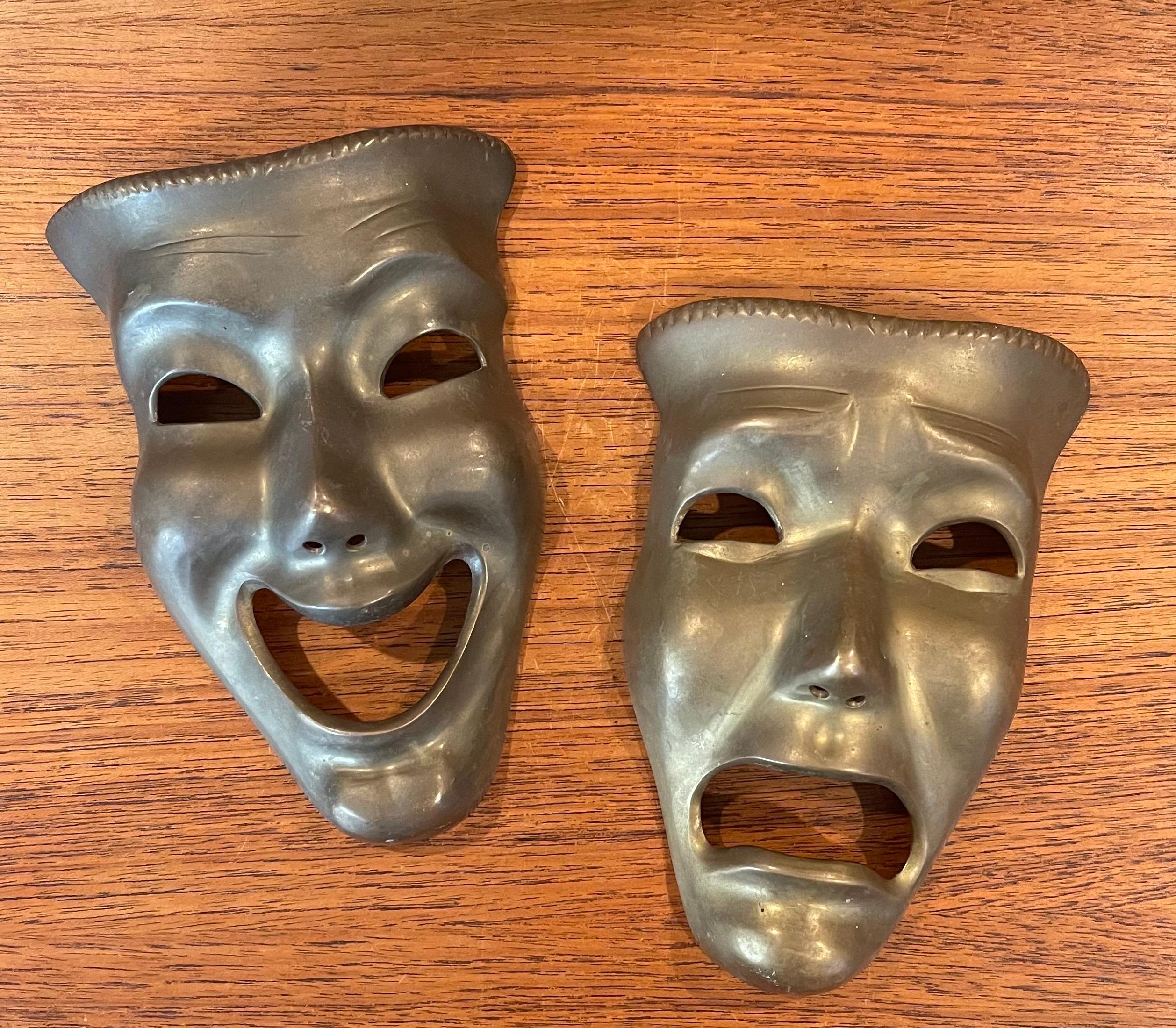 brass theater masks