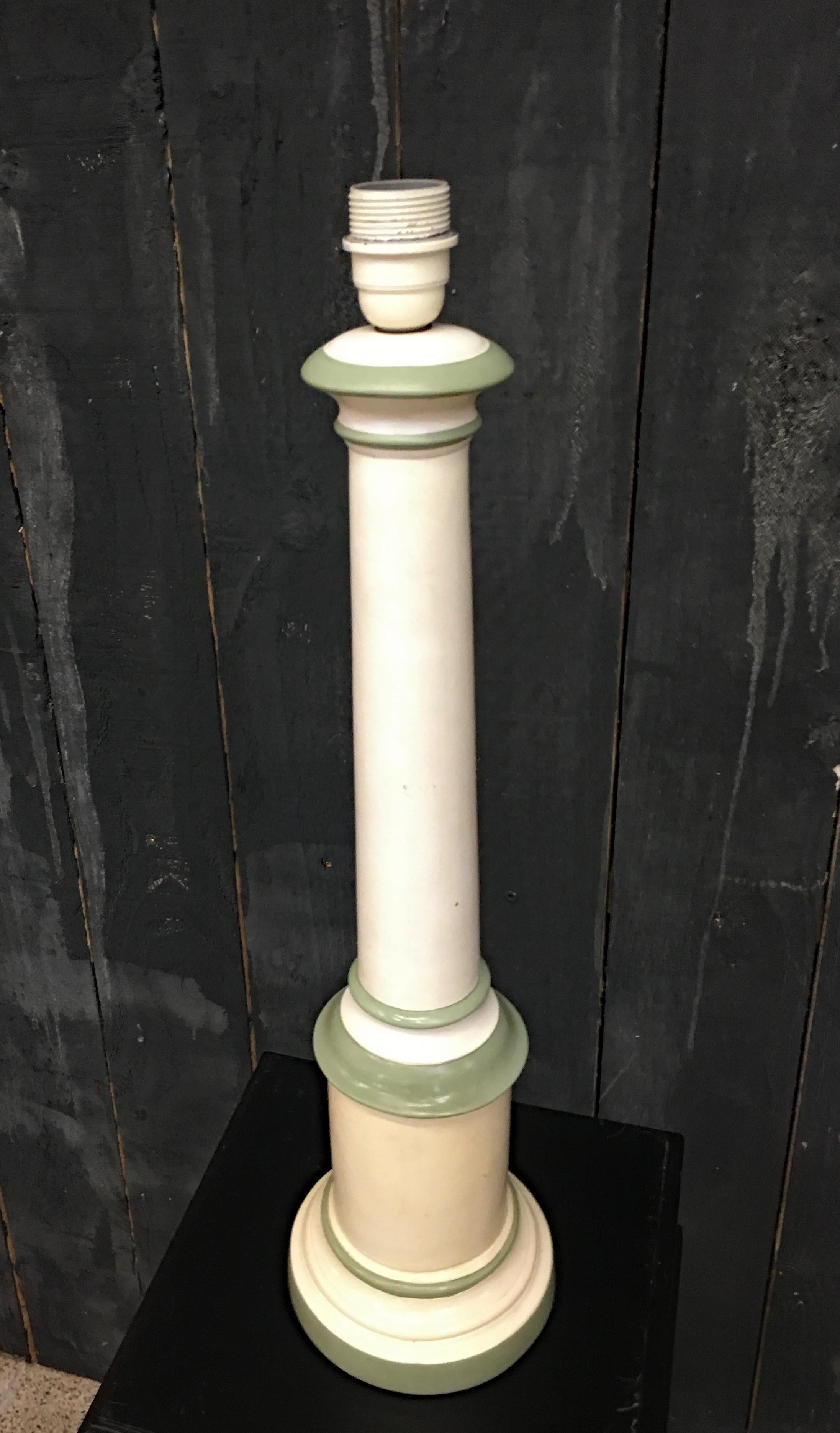 Pair of Patinated Terracotta Lamps circa 1960/1970 For Sale 6