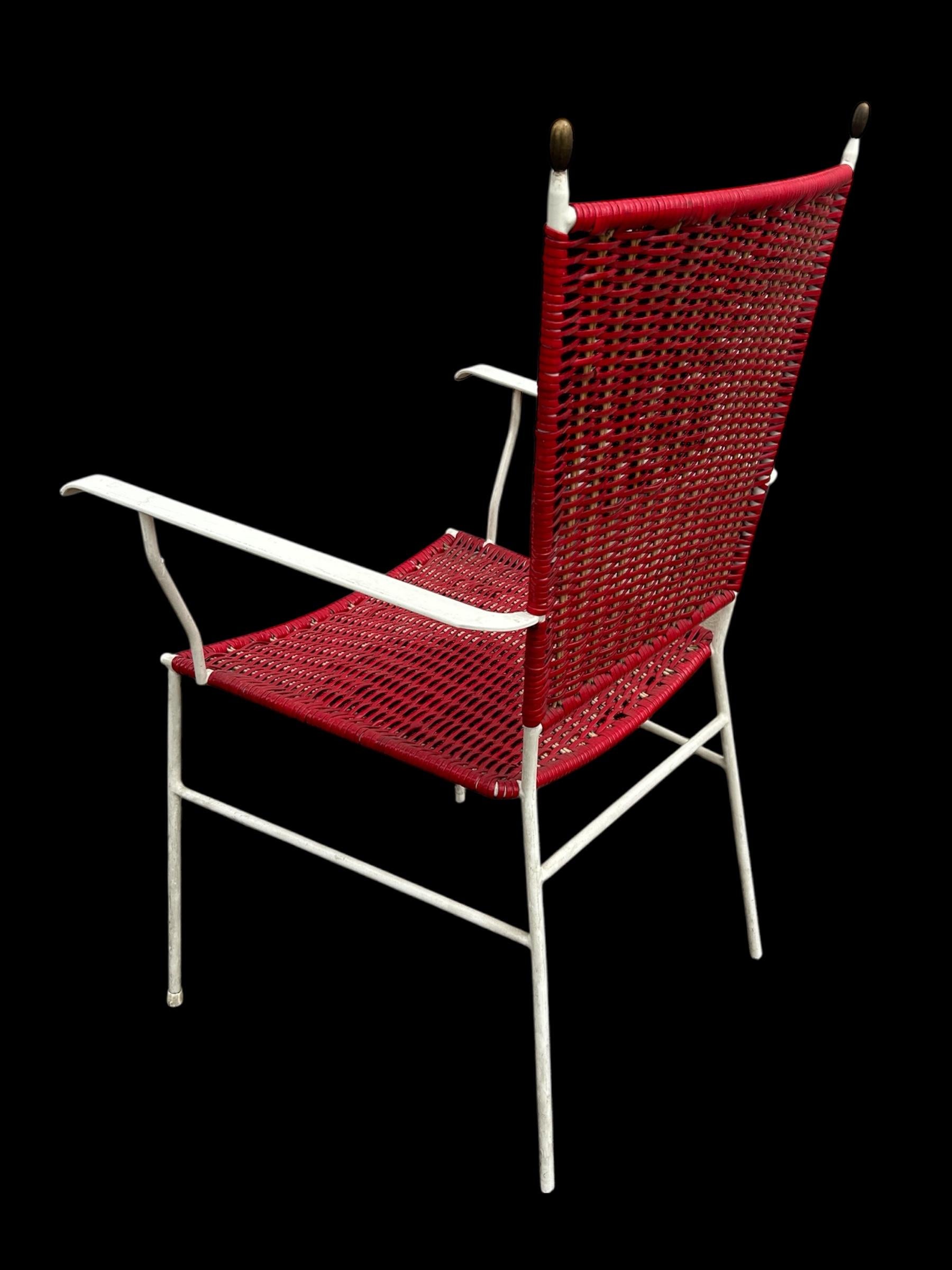 20th Century pair of patio armchairs from he 1950's For Sale