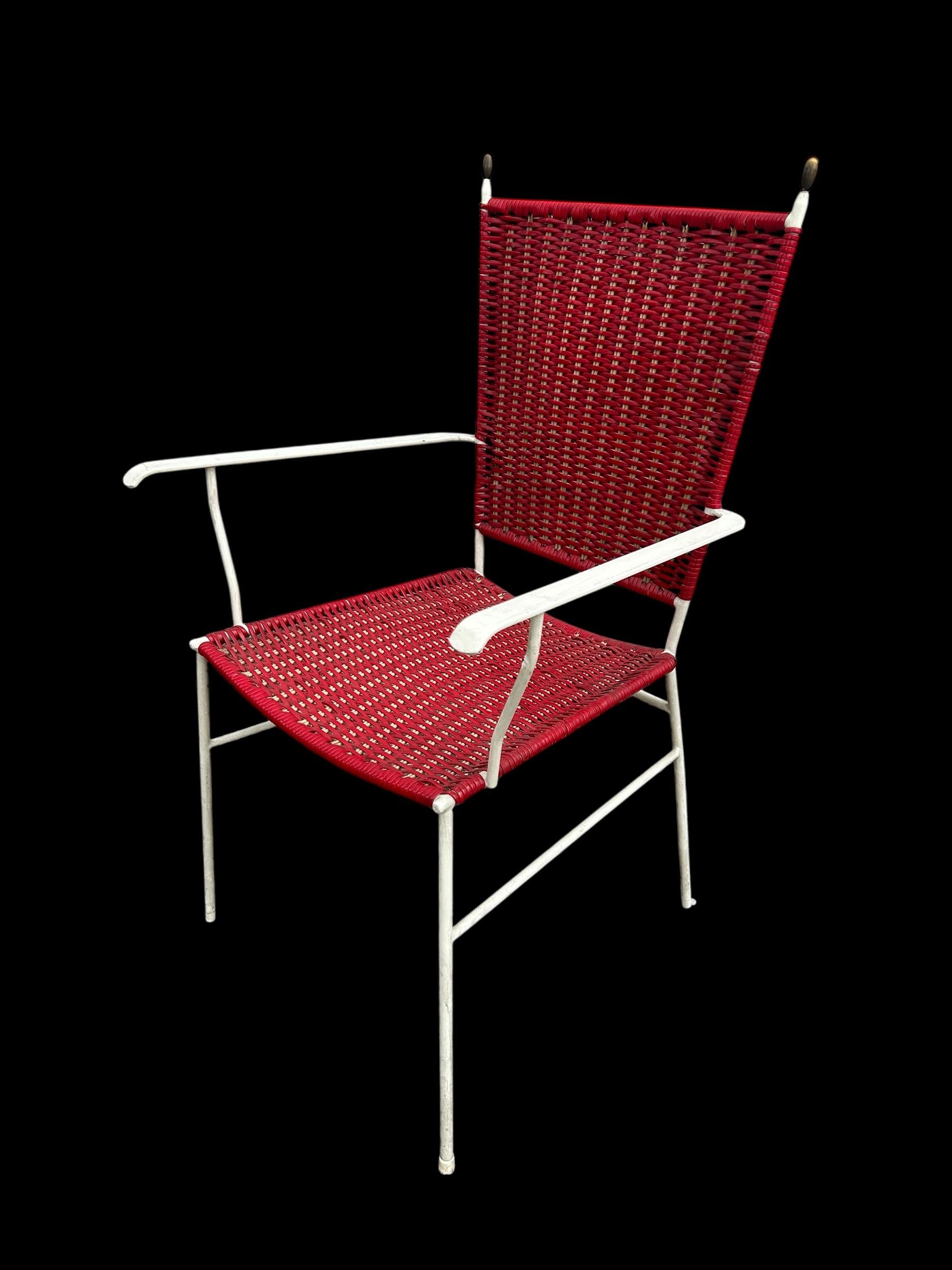 pair of patio armchairs from he 1950's For Sale 2
