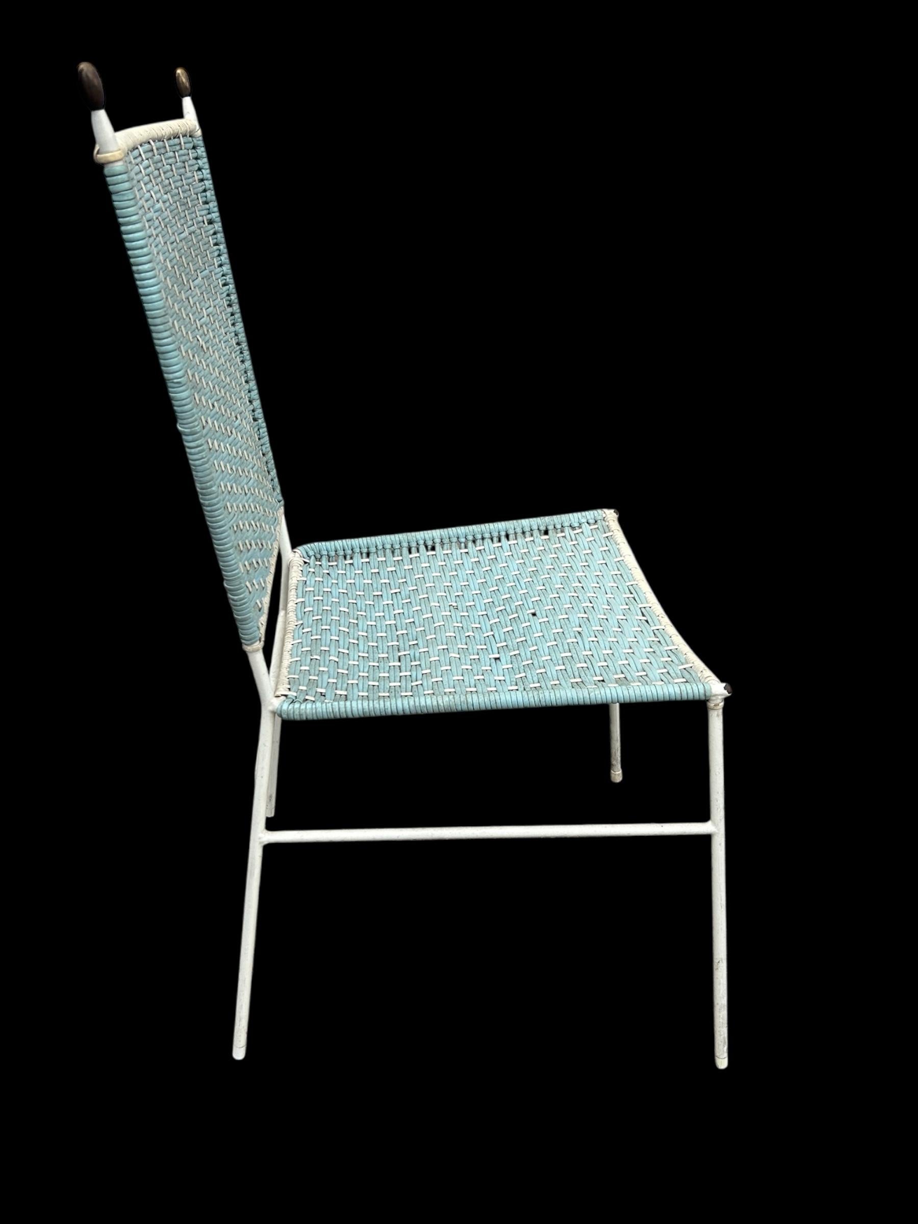 Mid-Century Modern pair of patio chairs from the 1950's For Sale