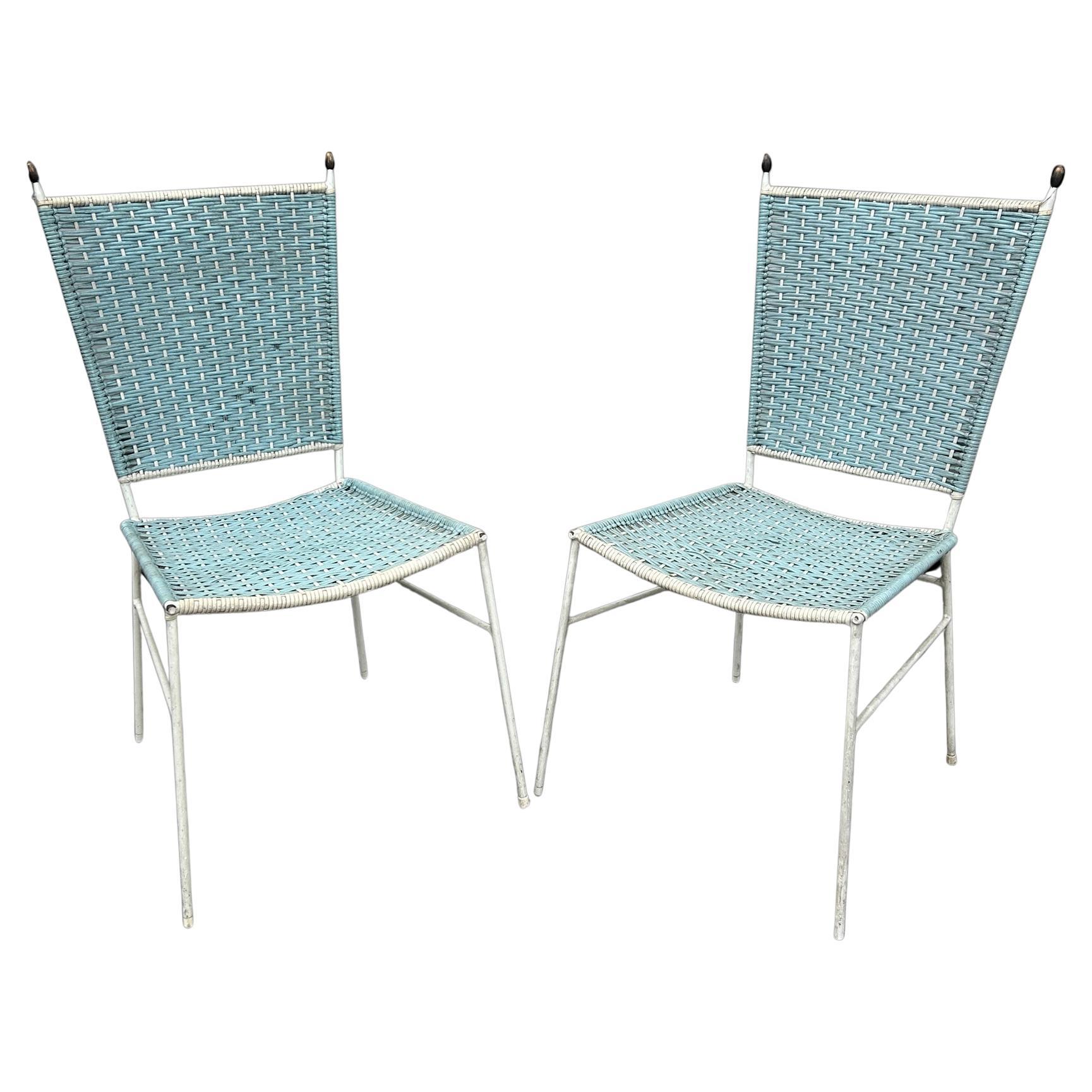 pair of patio chairs from the 1950's