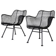 Pair of Patio "Sculptura" Armchairs by Russell Woodard