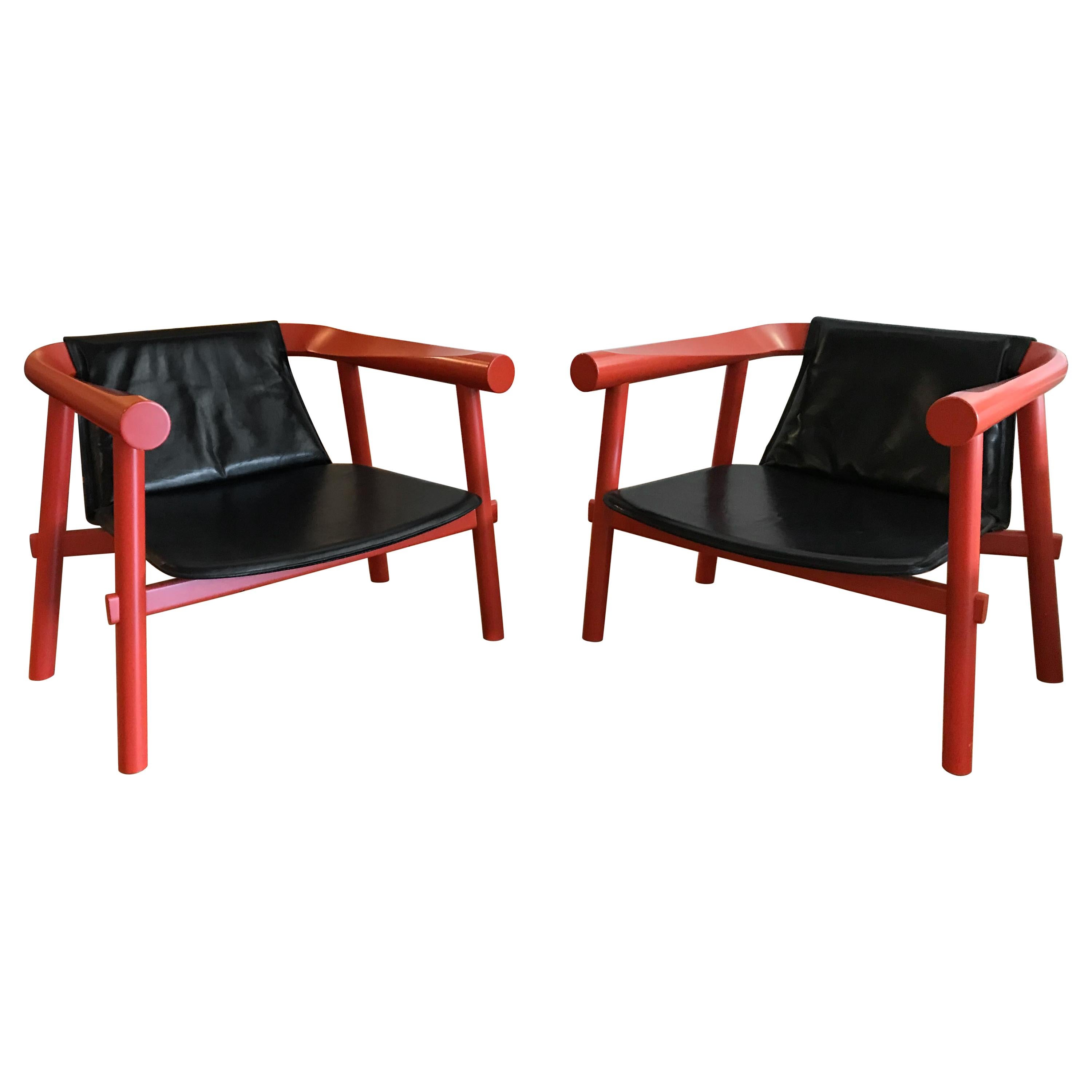 Pair of Patricia Urquiola for Artelano Log Chairs For Sale