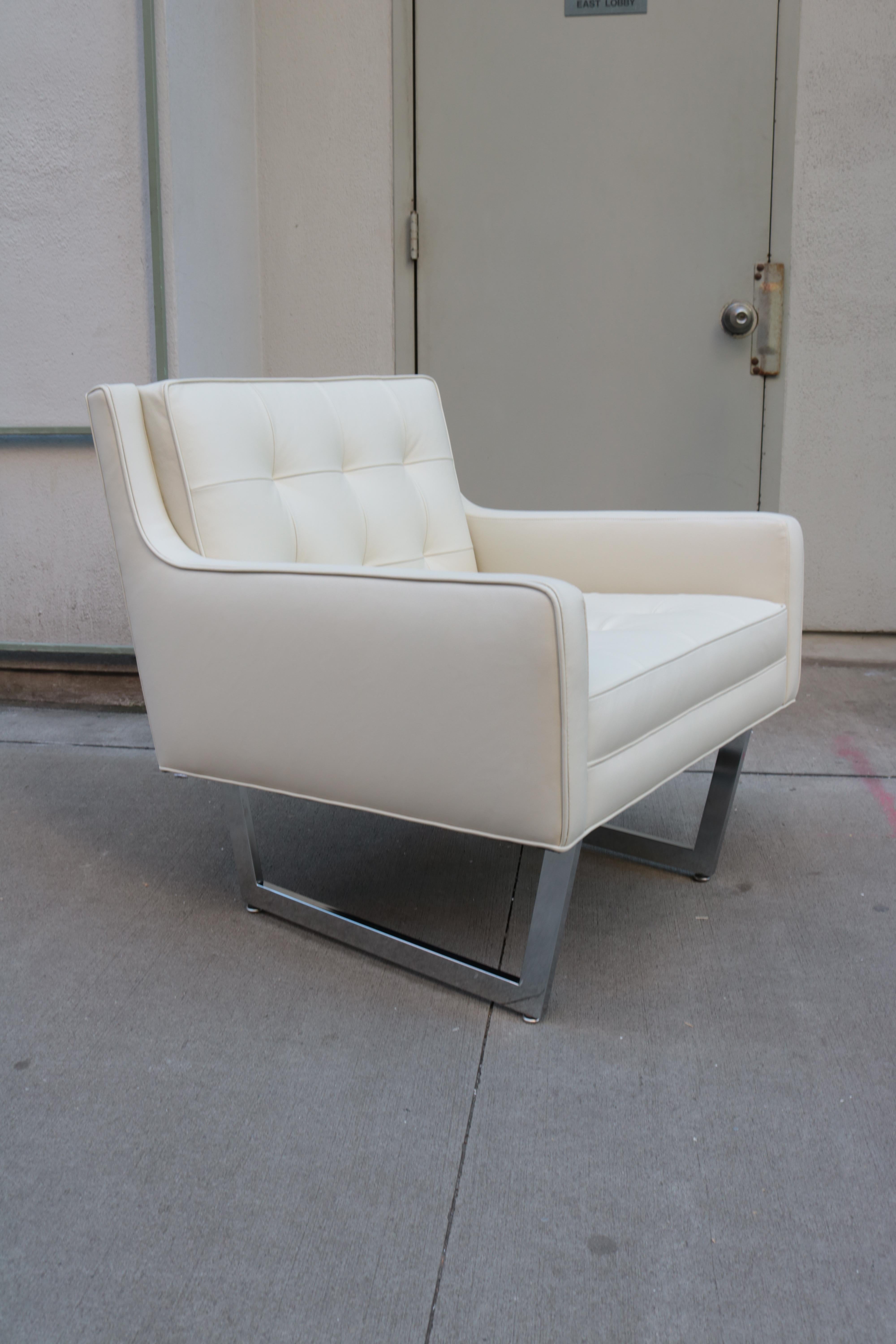 Modern Pair of Patrician Furniture Co. Armchairs For Sale