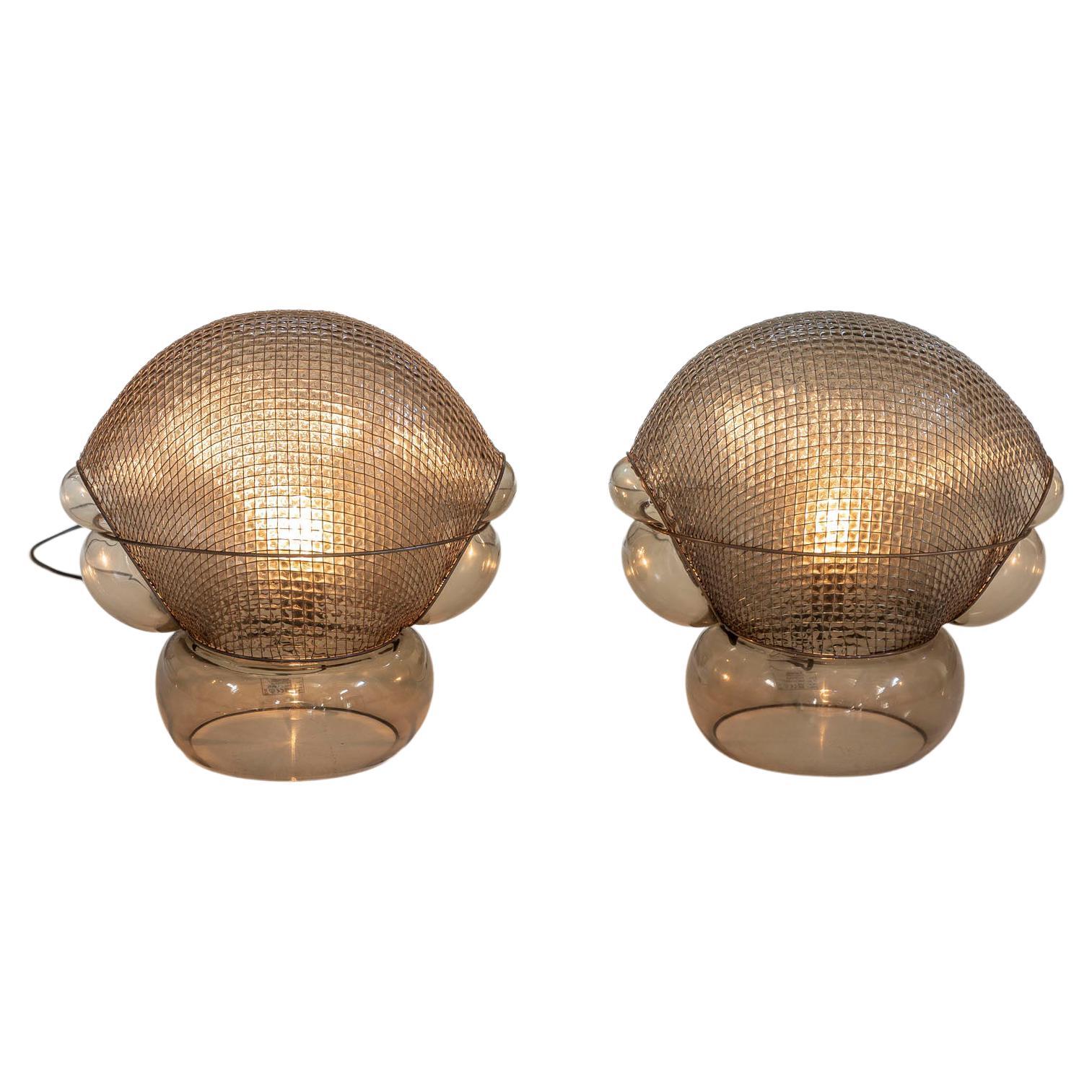 Pair of Patroclo Table Lamps  by Gae Aulenti for Artemide