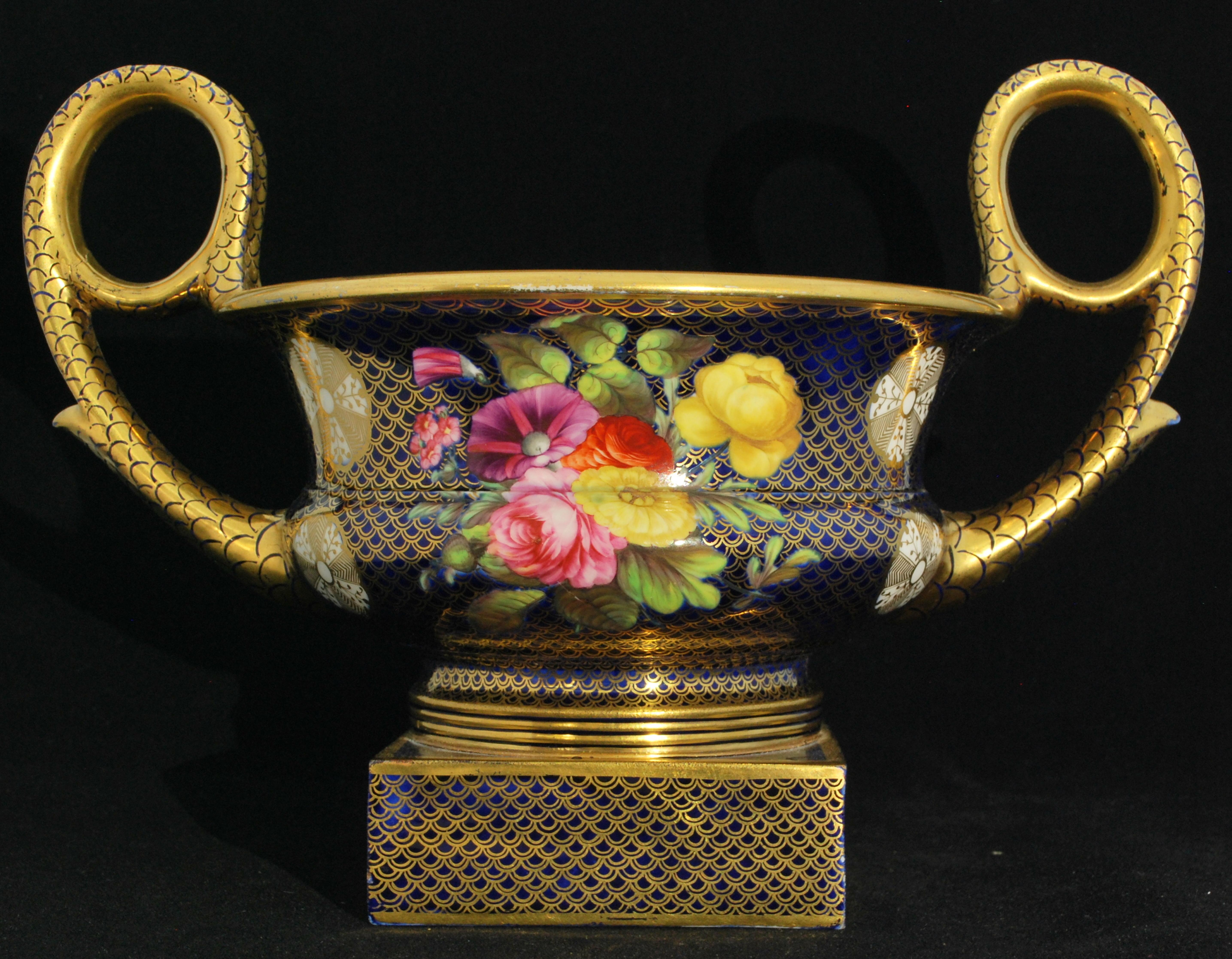 Vasen mit Muster 1166, Paar. Spode C1820 (19. Jahrhundert) im Angebot