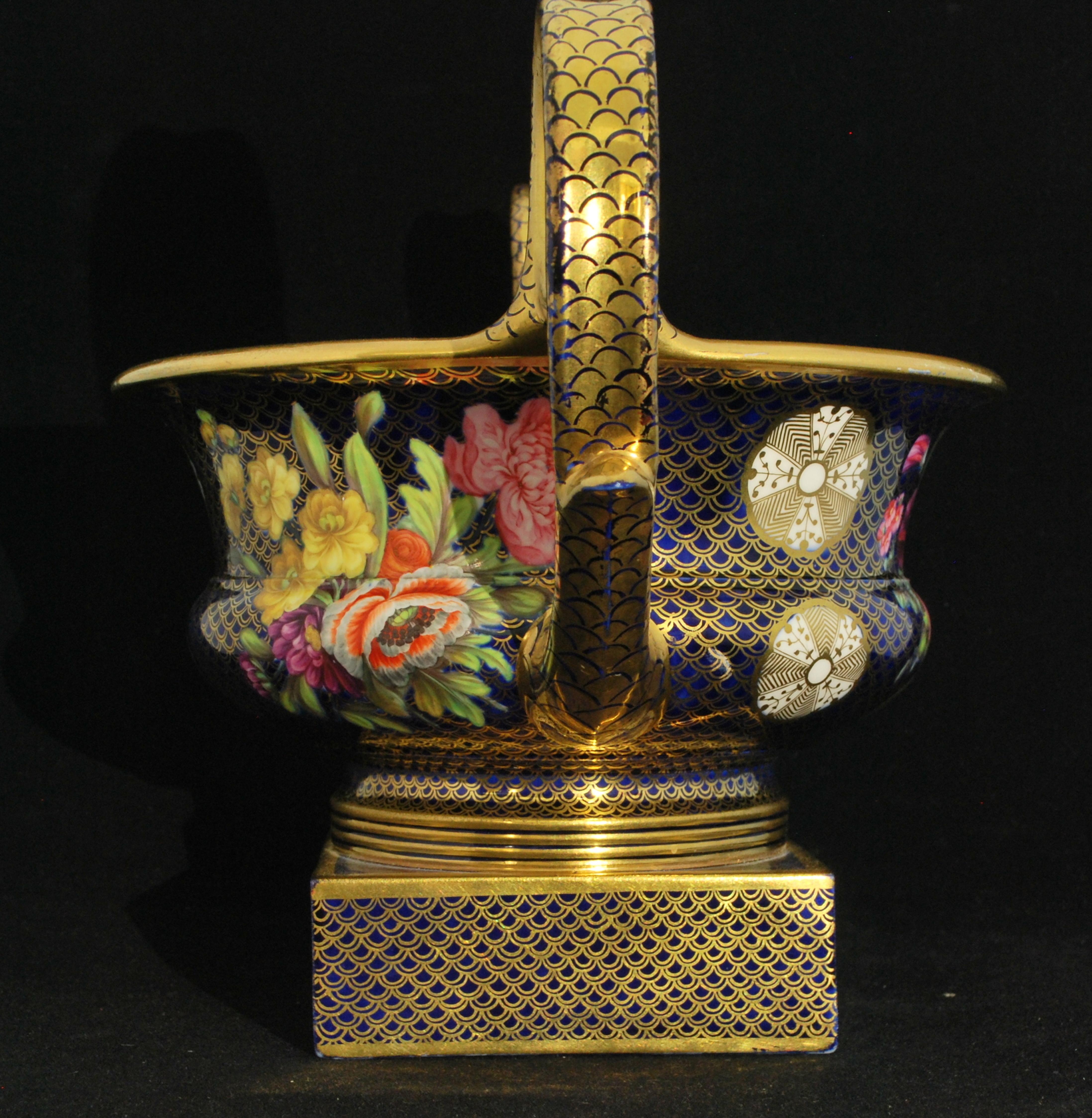 Porcelaine Paire de vases à motifs 1166. Spode C1820 en vente