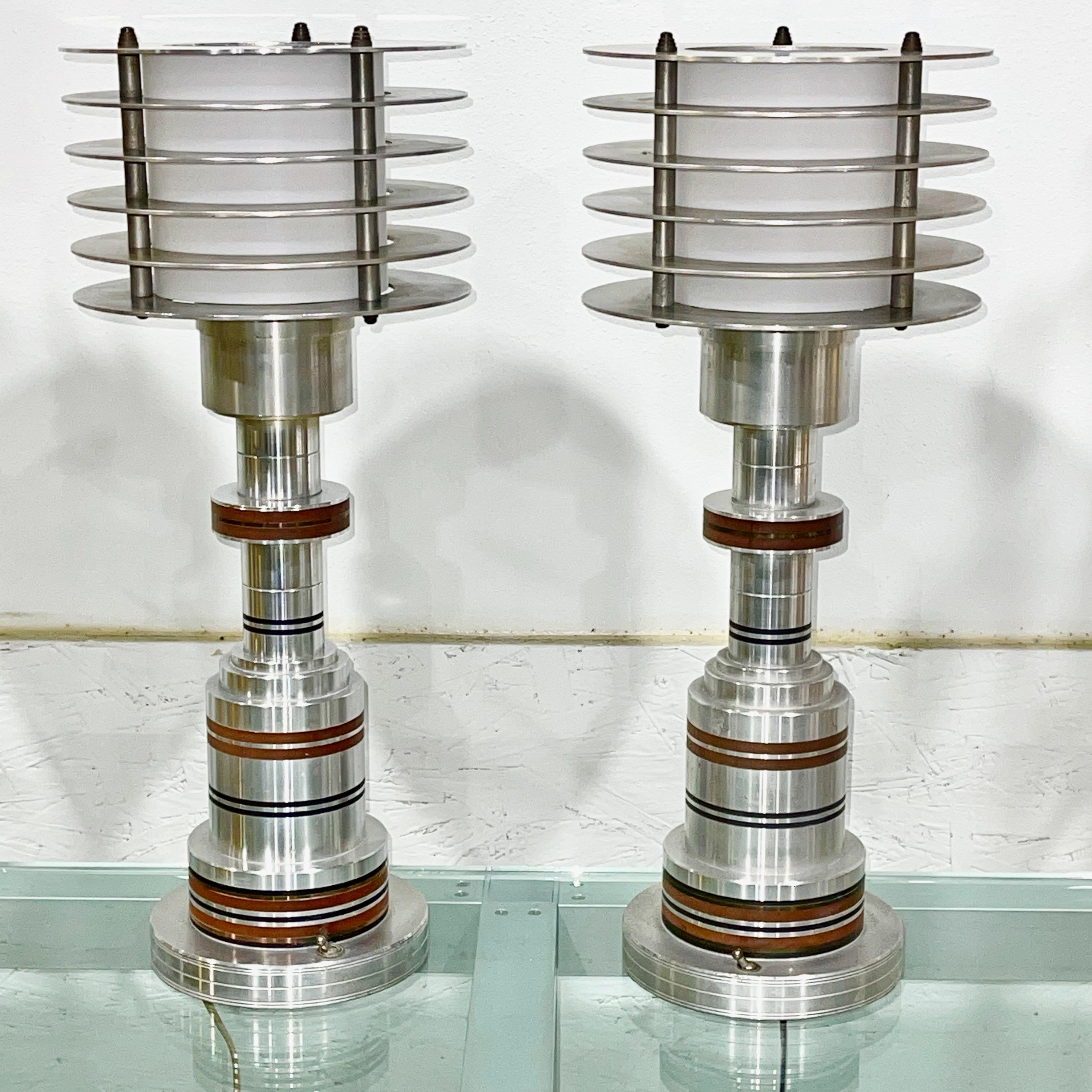 Pair of Pattyn Products Table Lamps en vente 2