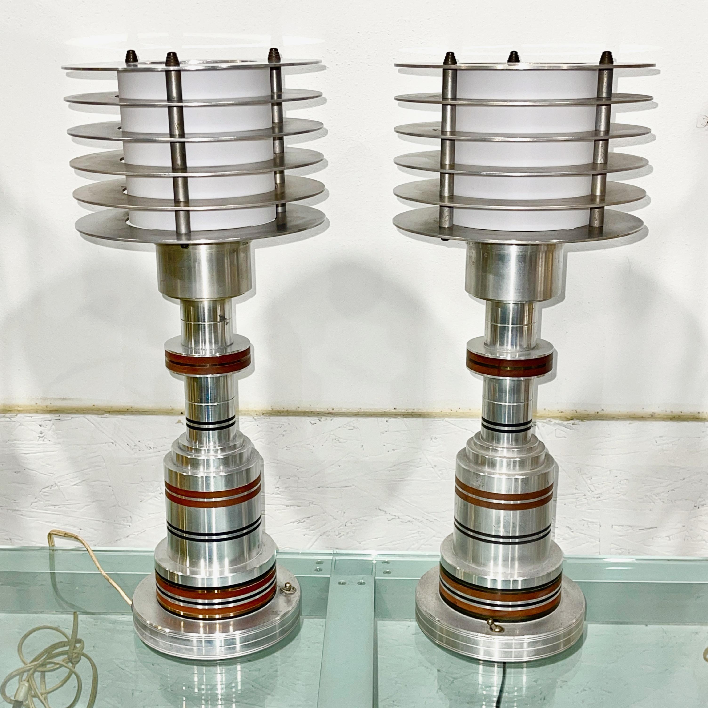 Pair of Pattyn Products Table Lamps en vente 3