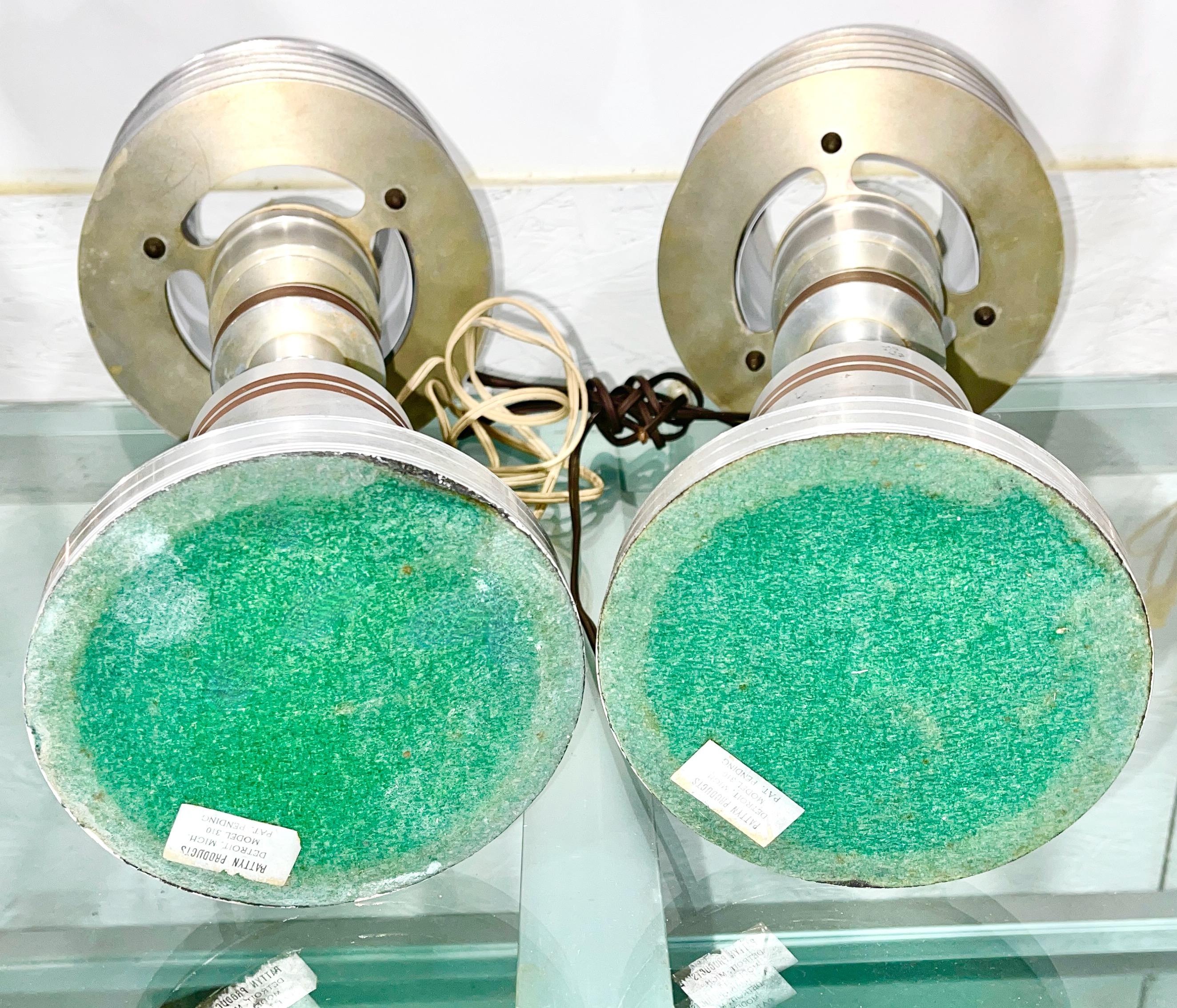 Pair of Pattyn Products Table Lamps en vente 4