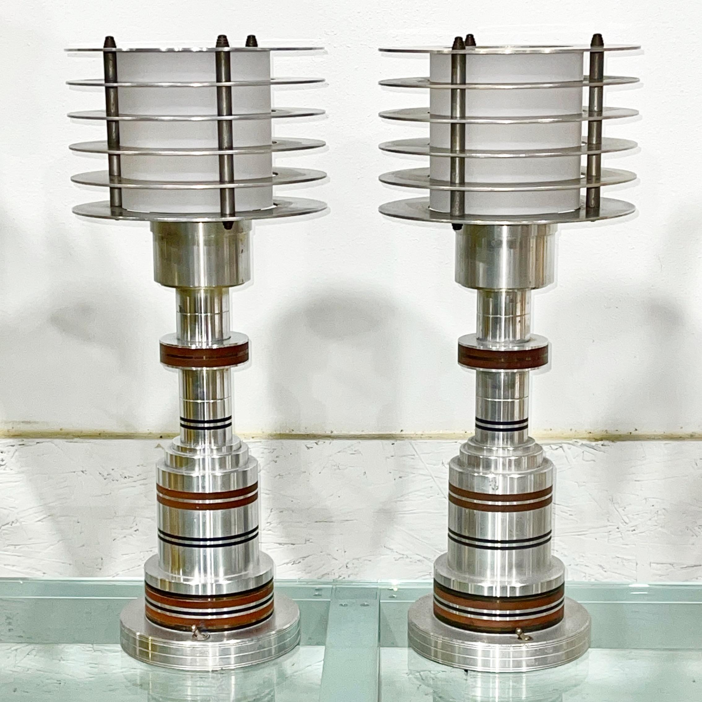 Pair of Pattyn Products Table Lamps en vente 7