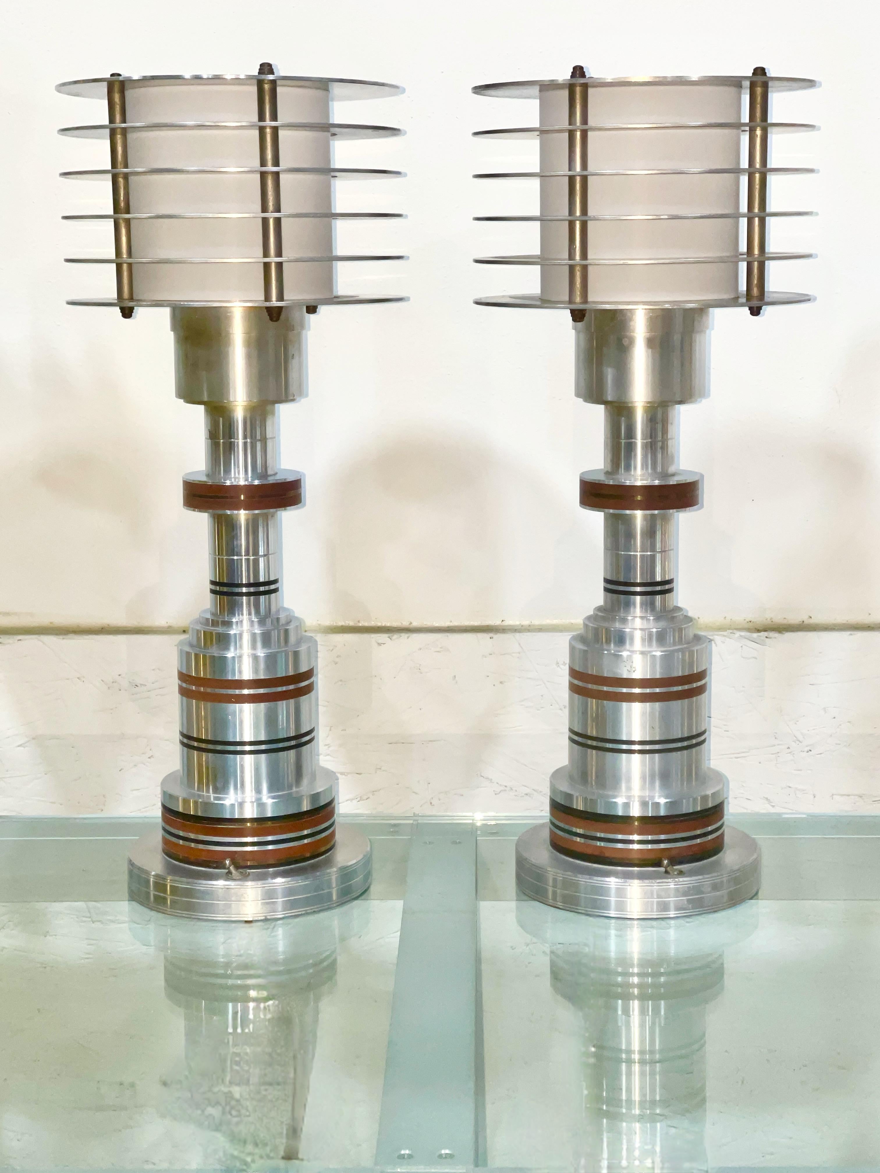 Pair of Pattyn Products Table Lamps en vente 8