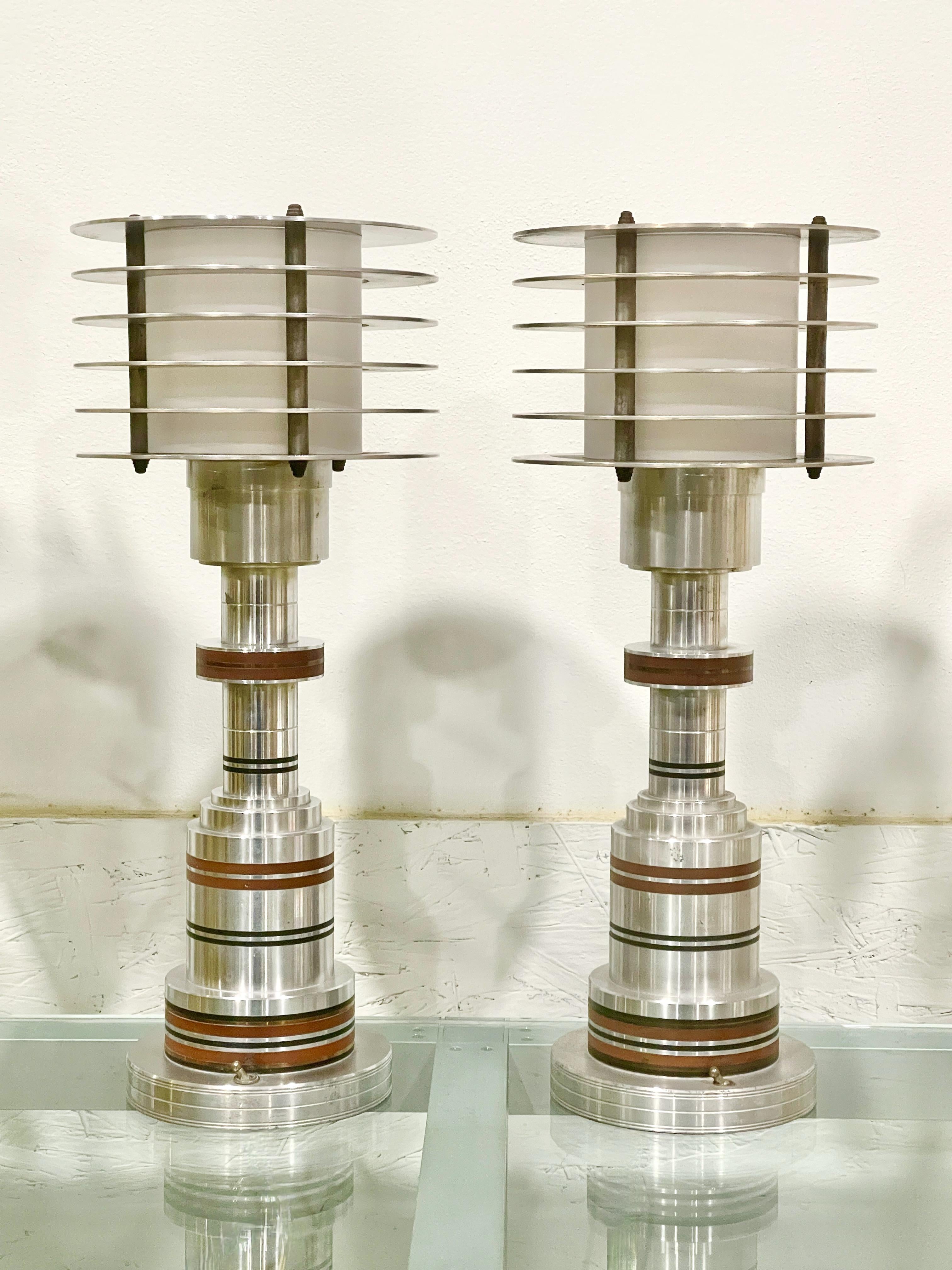 Pair of Pattyn Products Table Lamps en vente 9