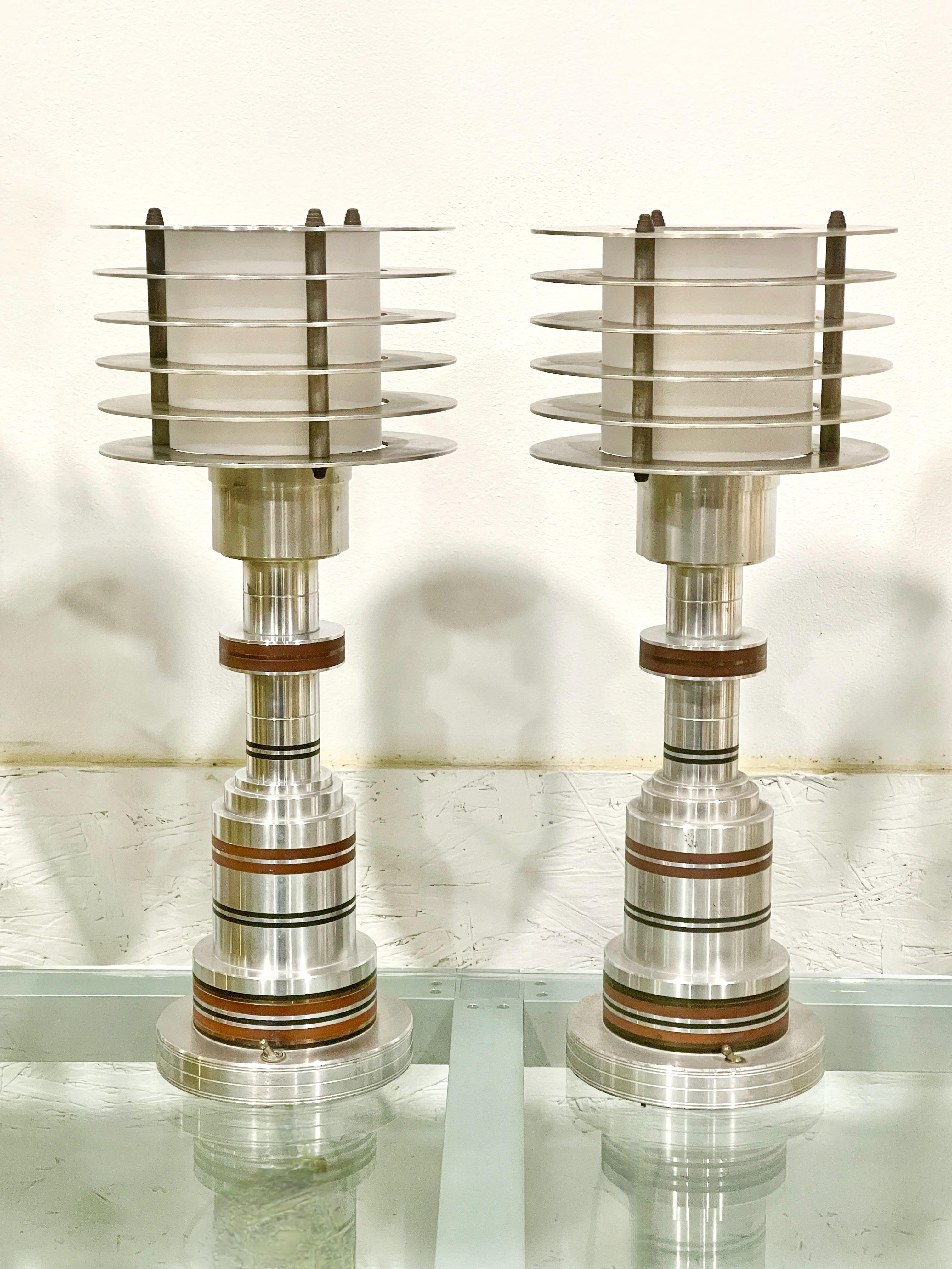 Pair of Pattyn Products Table Lamps en vente 10