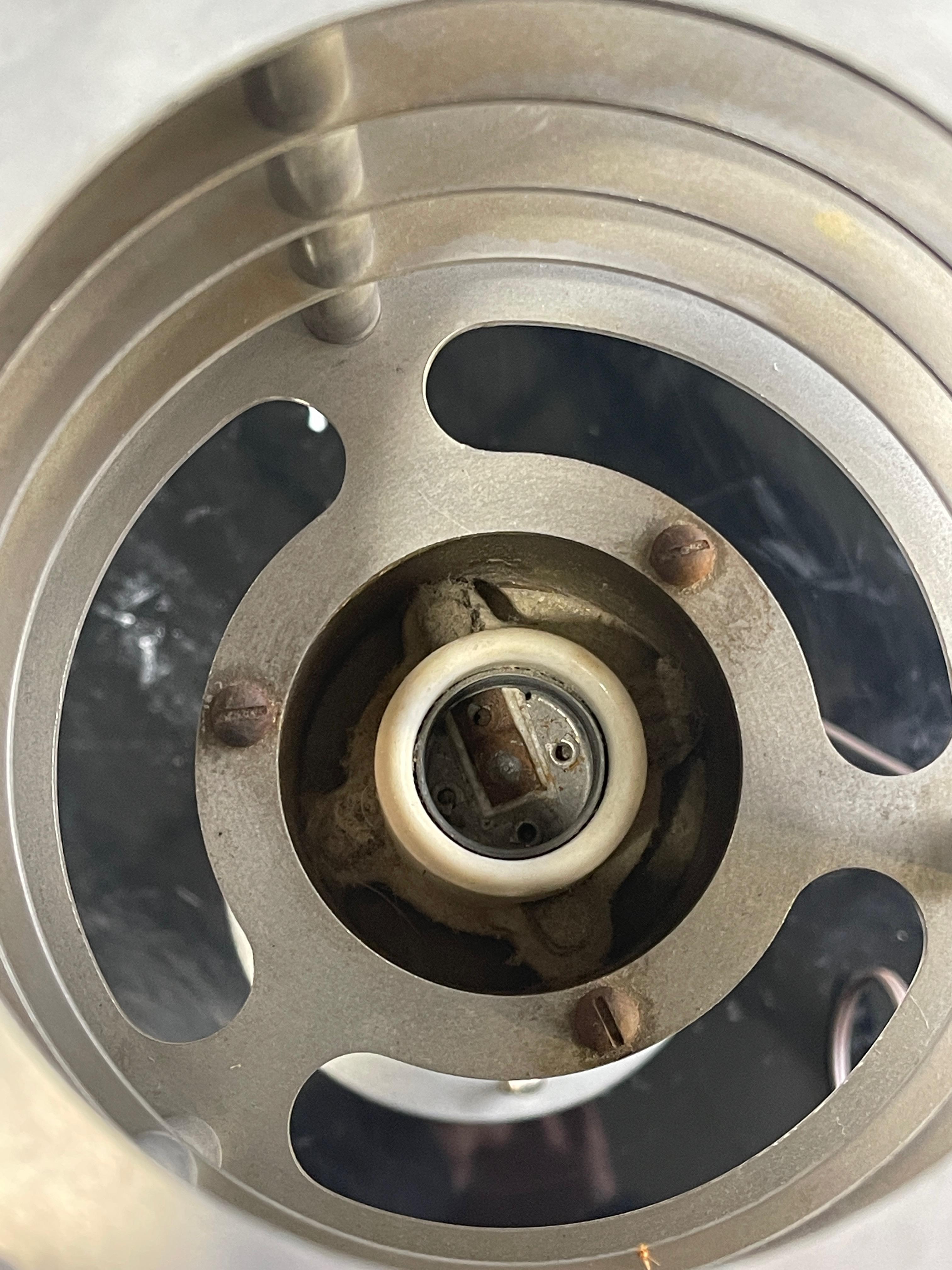 Aluminium Pair of Pattyn Products Table Lamps en vente