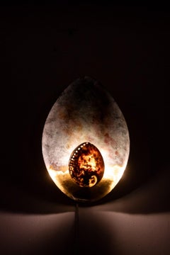 Pair of “Paua” model wall lights. Contemporary work. LS59421708J