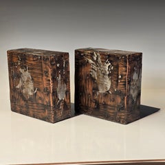 Pair of Paul Evans Bookends