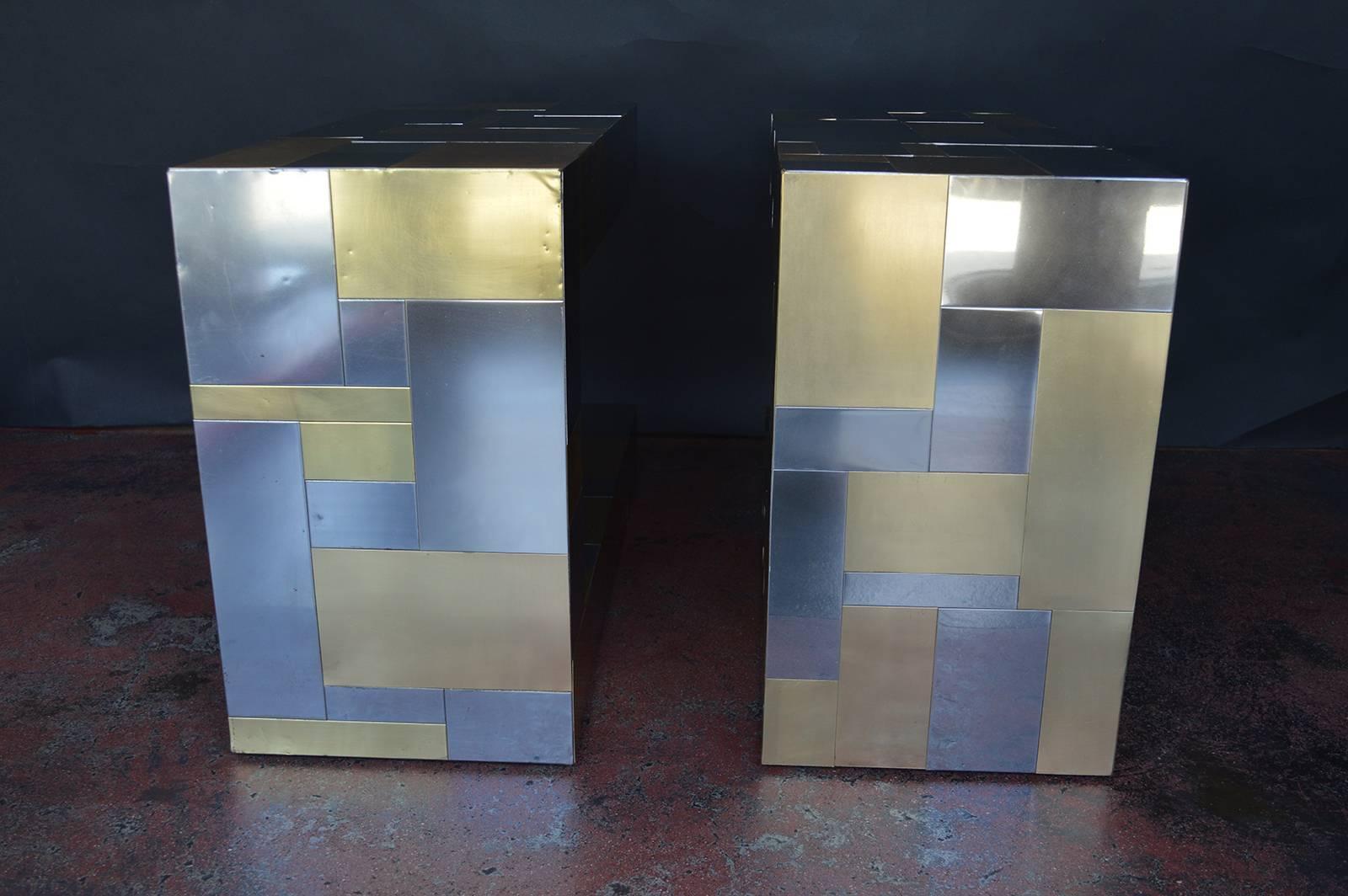 Pair of Paul Evans Cityscape Side Tables 2