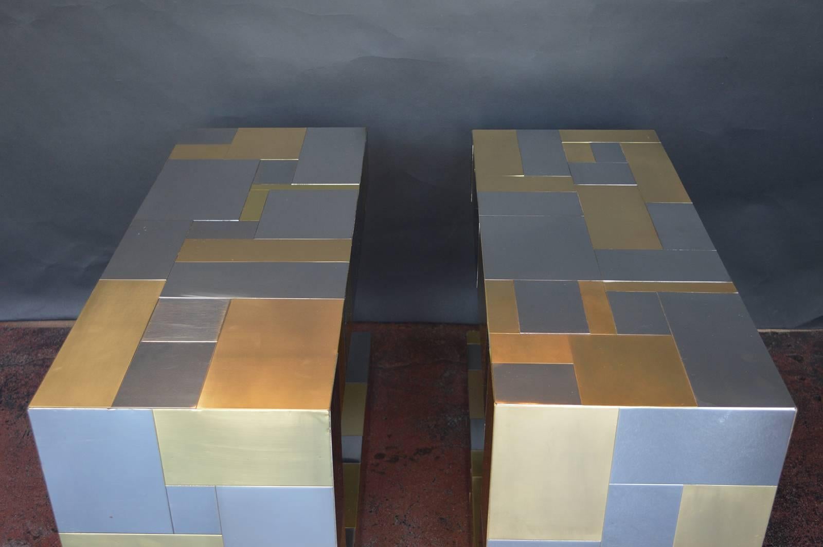 Pair of Paul Evans Cityscape Side Tables 3