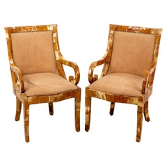 Pair of Paul Evans Horn Chairs