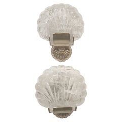 Pair of Paul Ferrante Rock Crystal Sconces