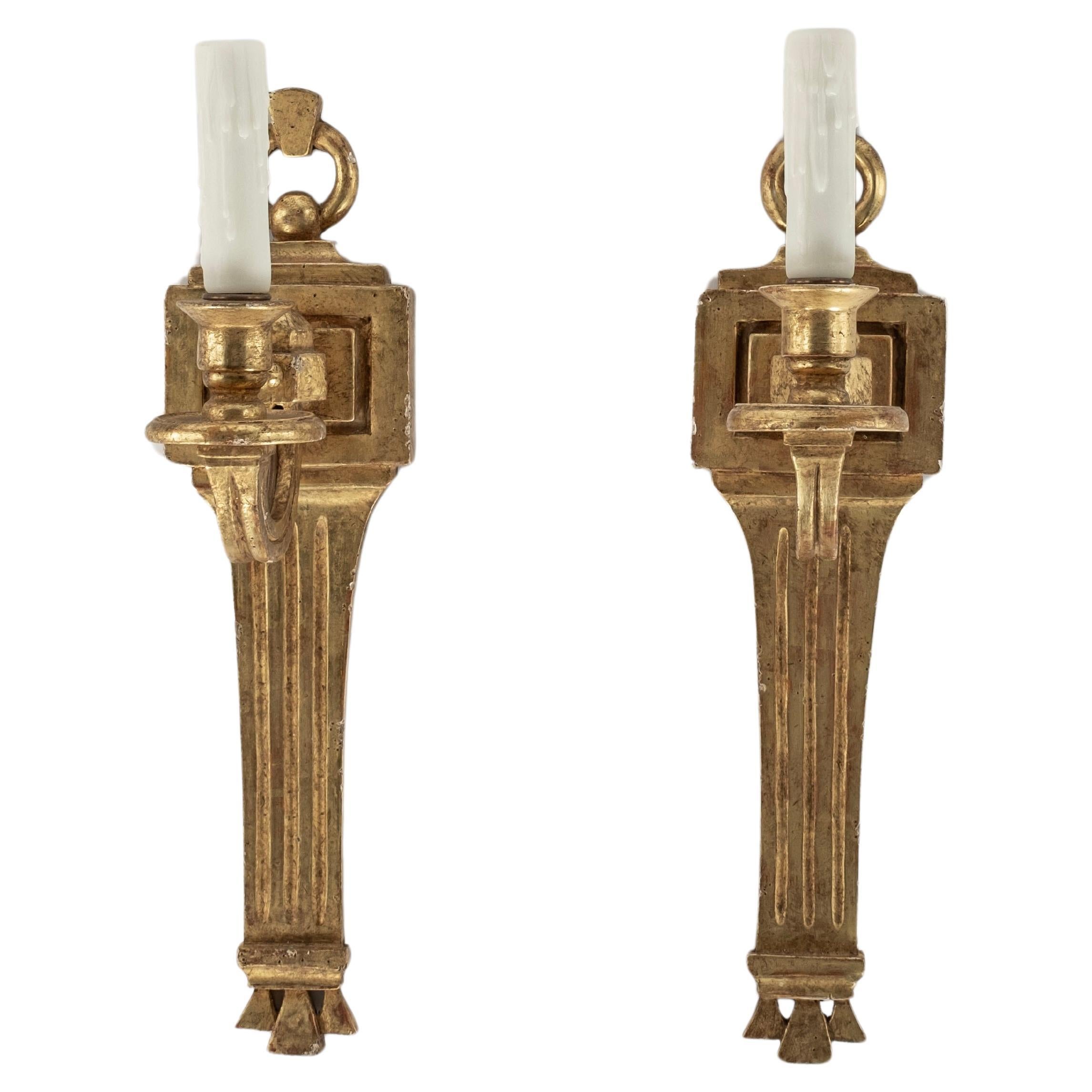 Pair of Paul Ferrante Stickley Sconces