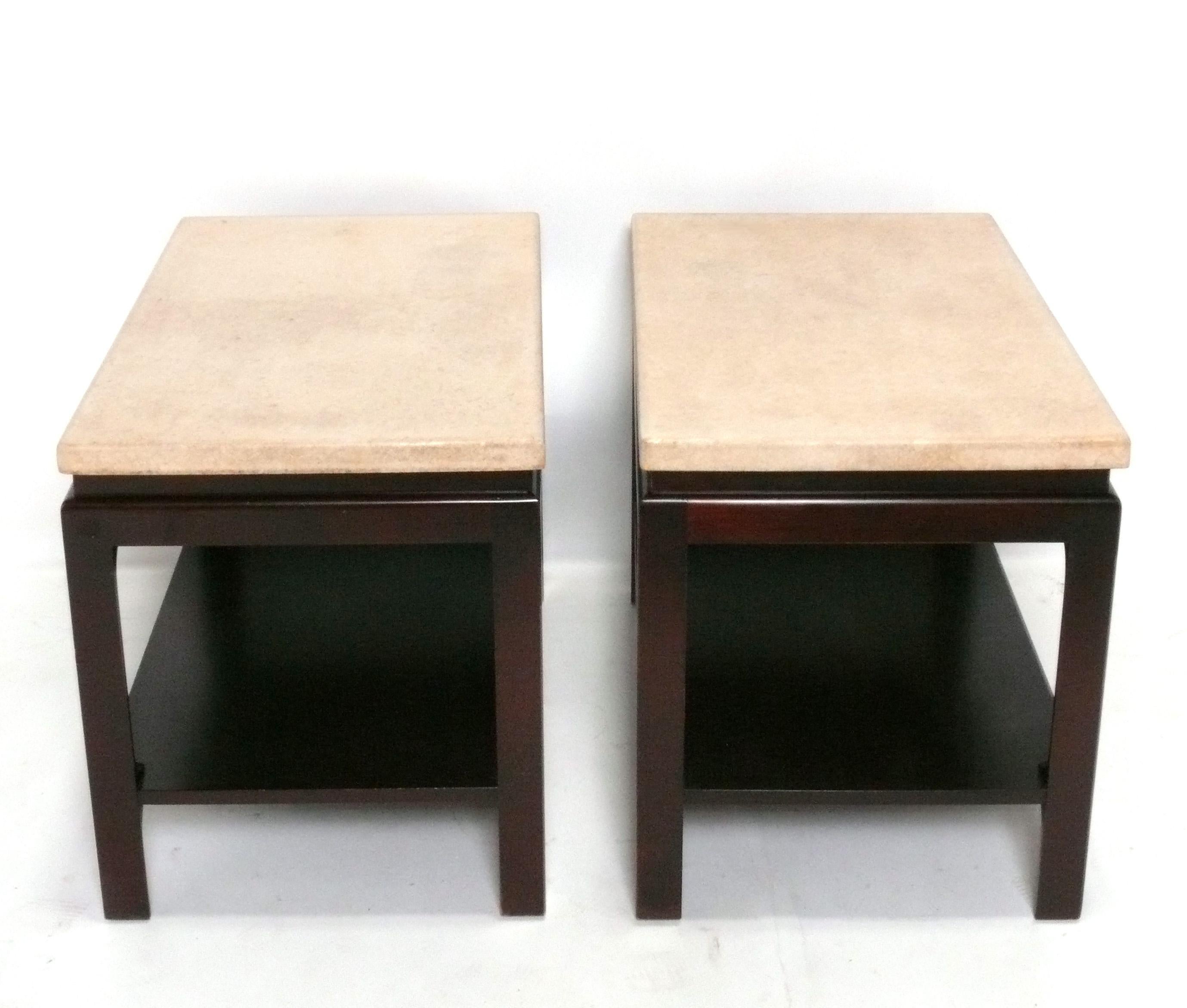 Paar Paul Frankl Korkplatten-Tische (Moderne der Mitte des Jahrhunderts) im Angebot