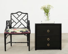 Pair of Paul Frankl for John Stuart Lacquered Nightstands