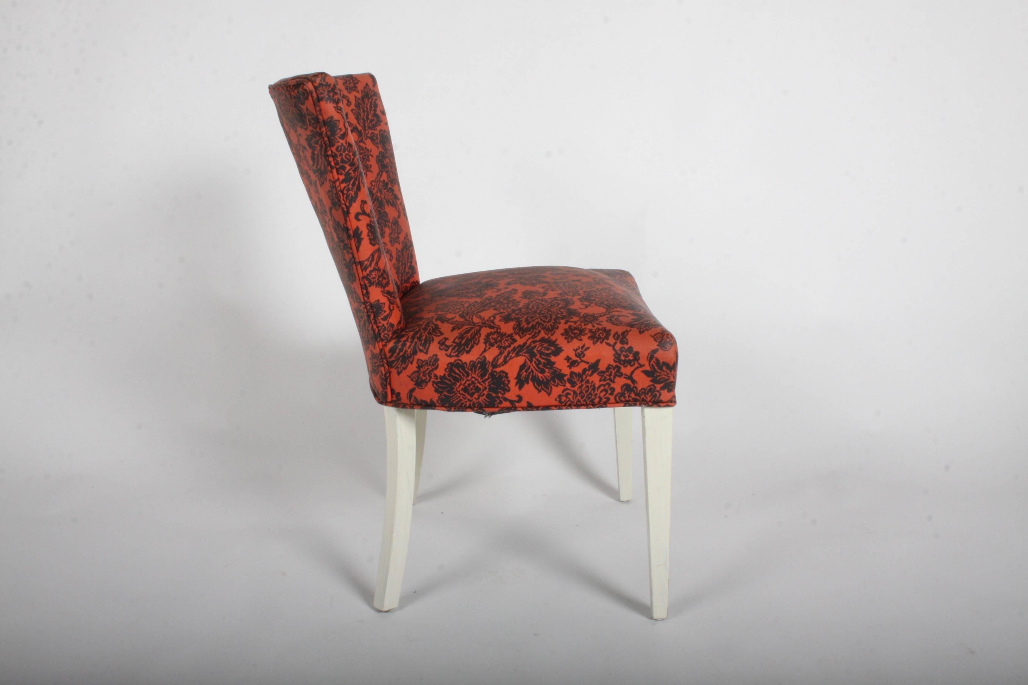 Mid-20th Century Pair of Paul Frankl for Johnson Corset Side Dining Chairs For Sale
