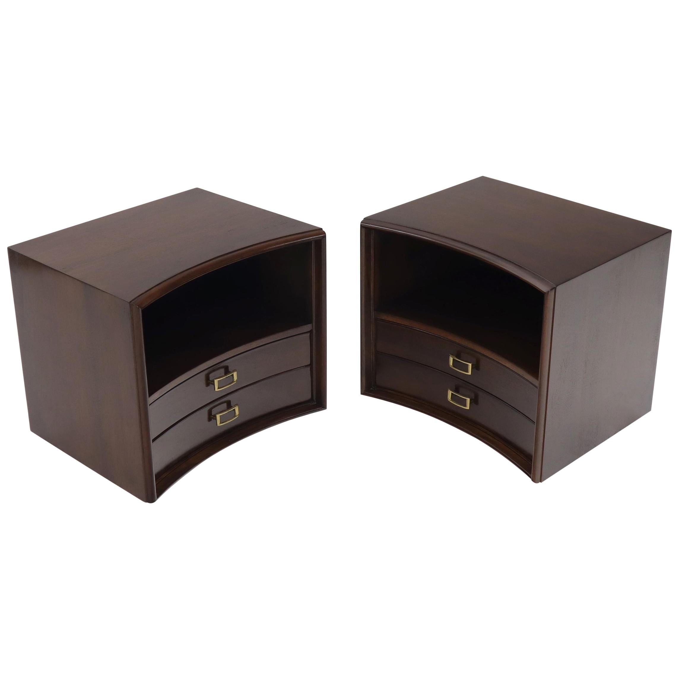 Pair of Paul Frankl for Johnson Furniture Nightstands End Tables