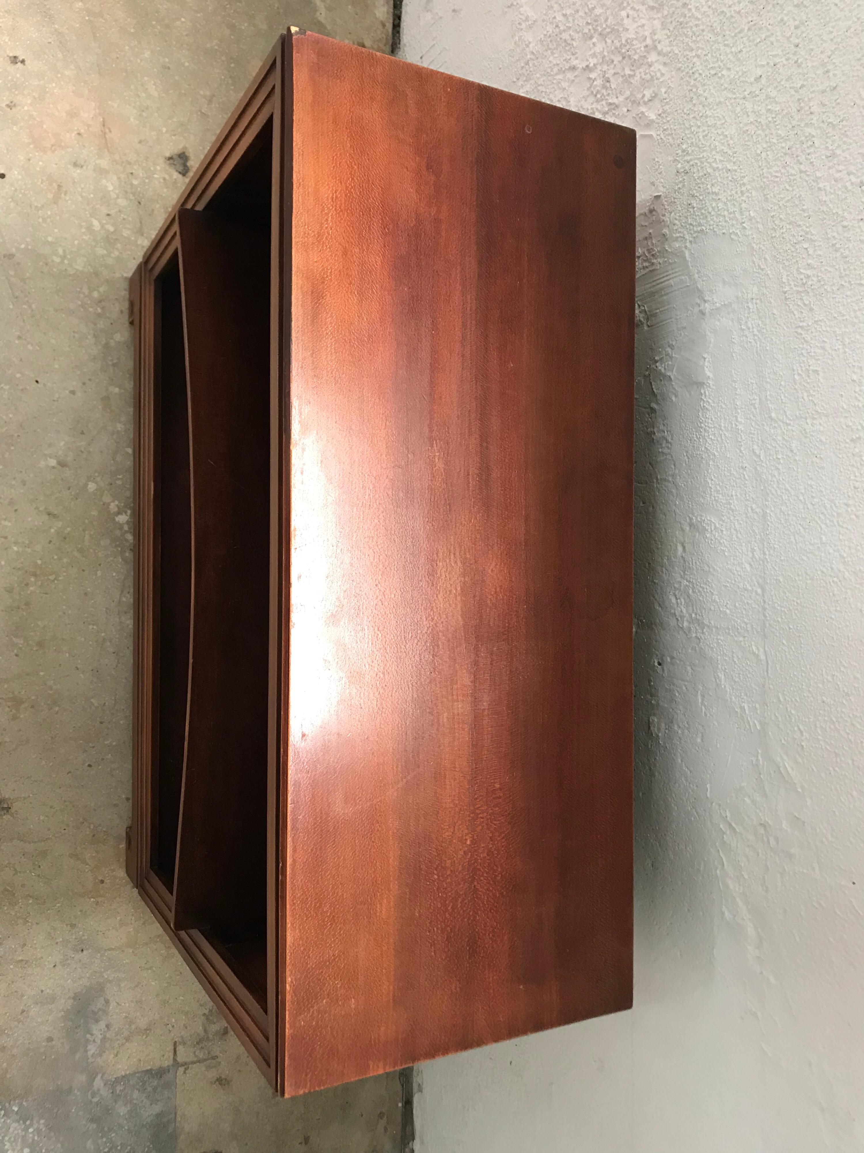Pair of Paul Frankl Petite Mahogany Bookcases for Johnson Furniture Co. In Good Condition In Miami, FL