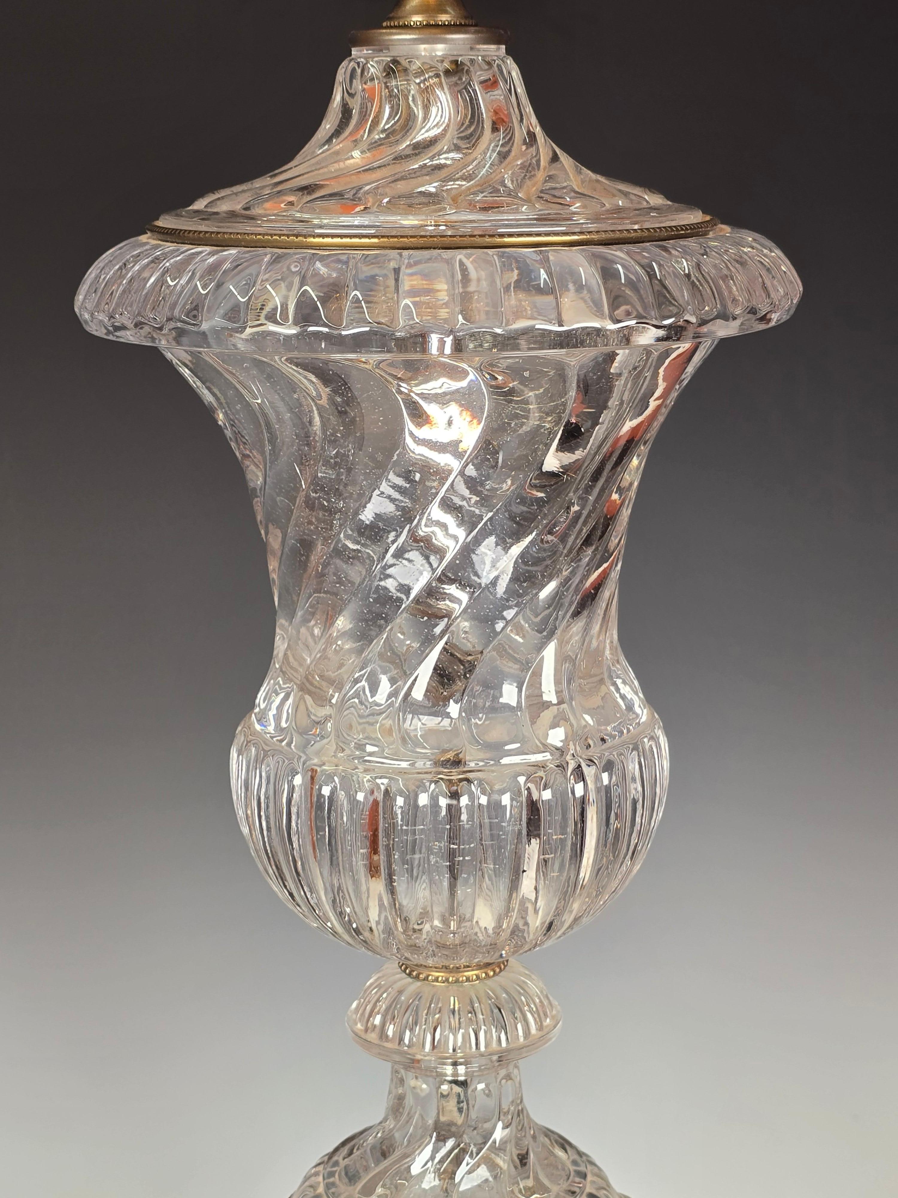 Pareja de lámparas estilo Baccarat Paul Hanson en venta 3