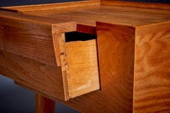 Coppia di tavolini o comodini in frassino Paul Laszlo for Brown Saltman, anni '50