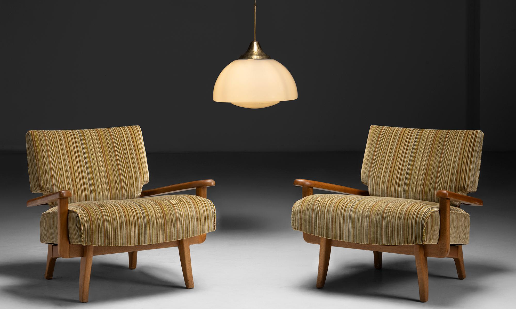 Metà XX secolo Coppia di sedie da salotto Paul Laszlo, America, 1950 circa in vendita