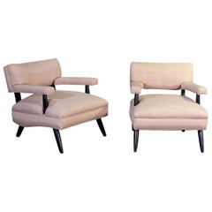 Pair of Paul Laszlo Style Lounge Chairs