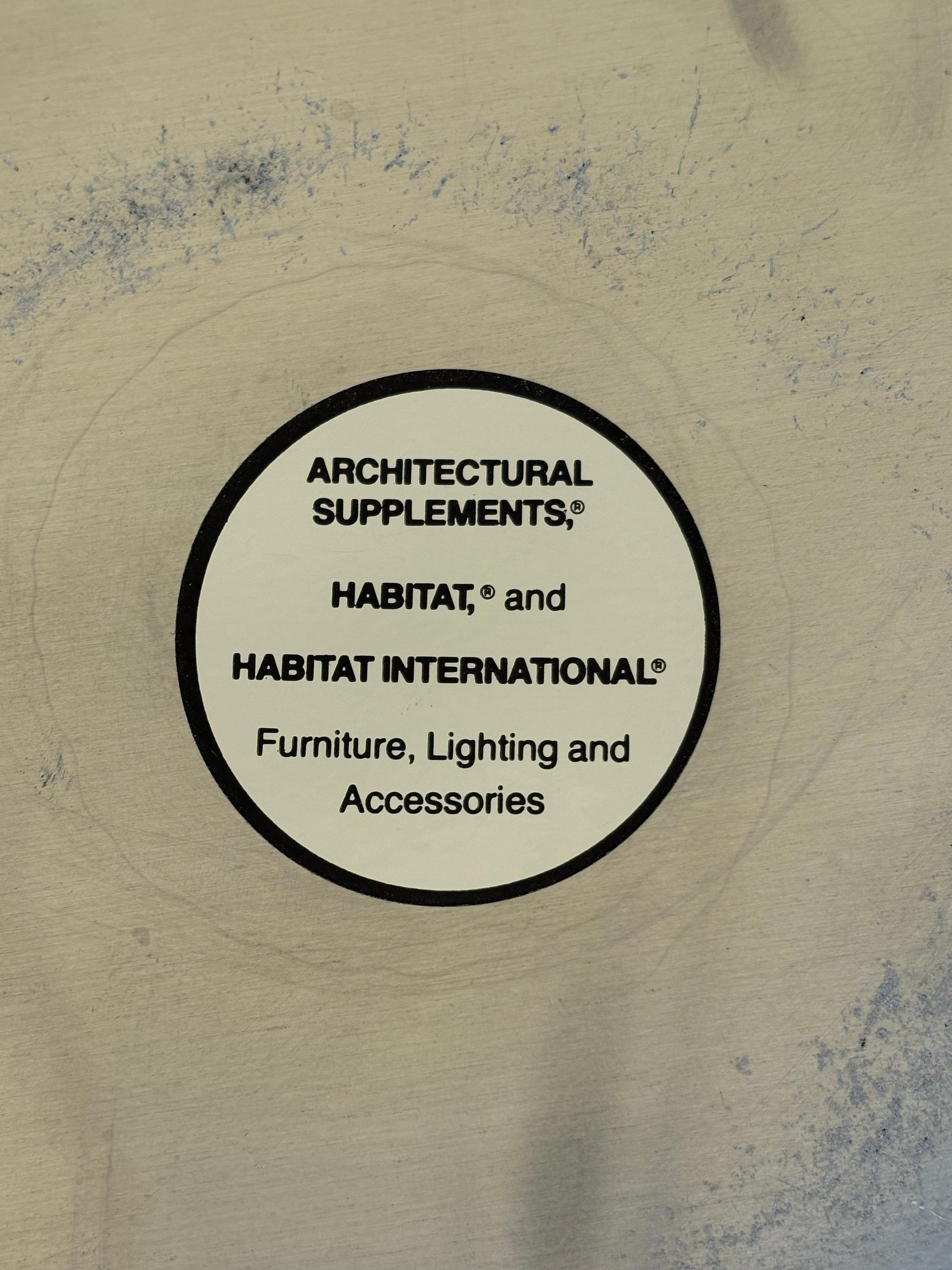 Paar Paul Mayen Aluminium 1970s Pflanzgefäße für Habitat (amerikanisch) im Angebot